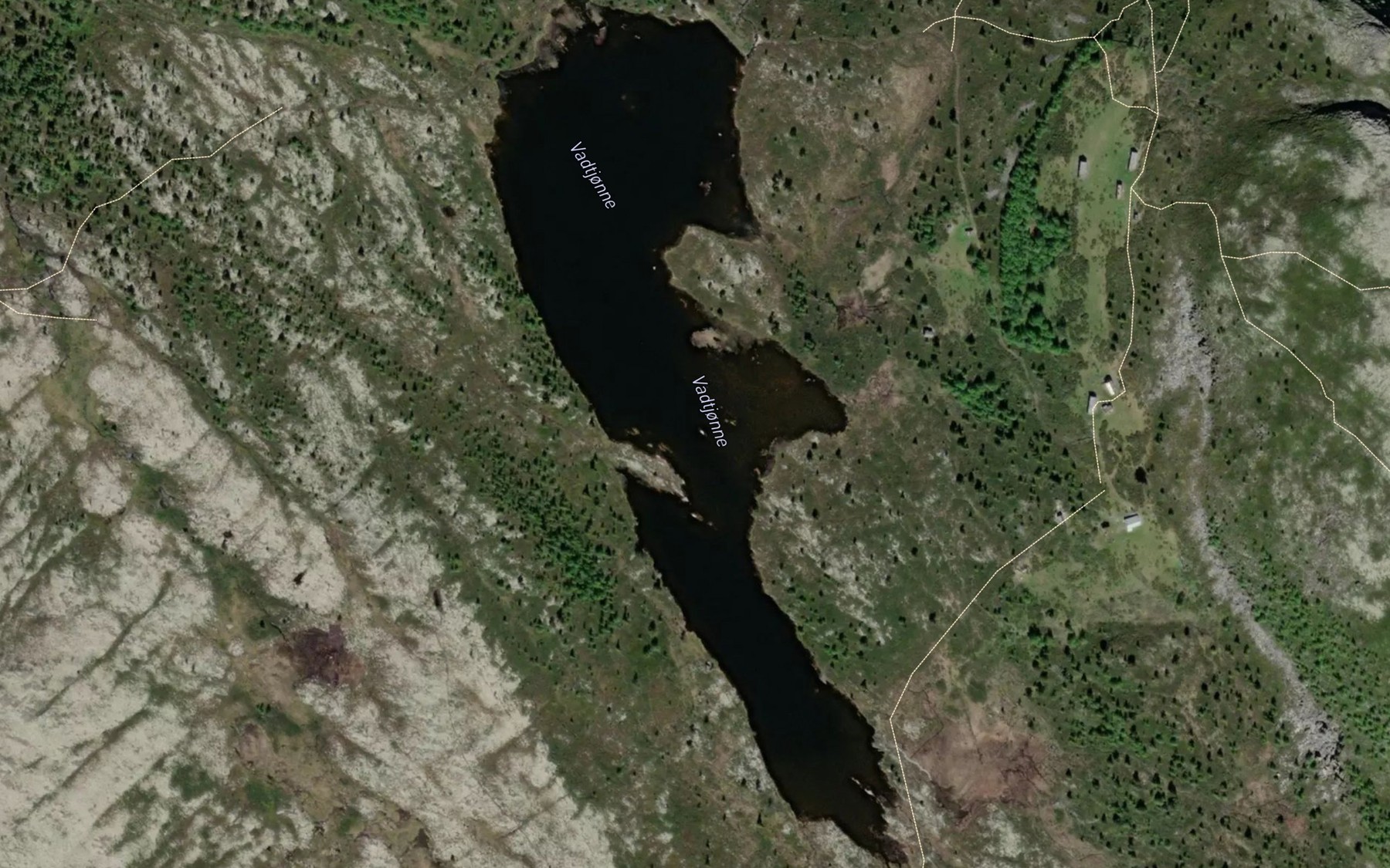 Satellite map of the Vadtjorni