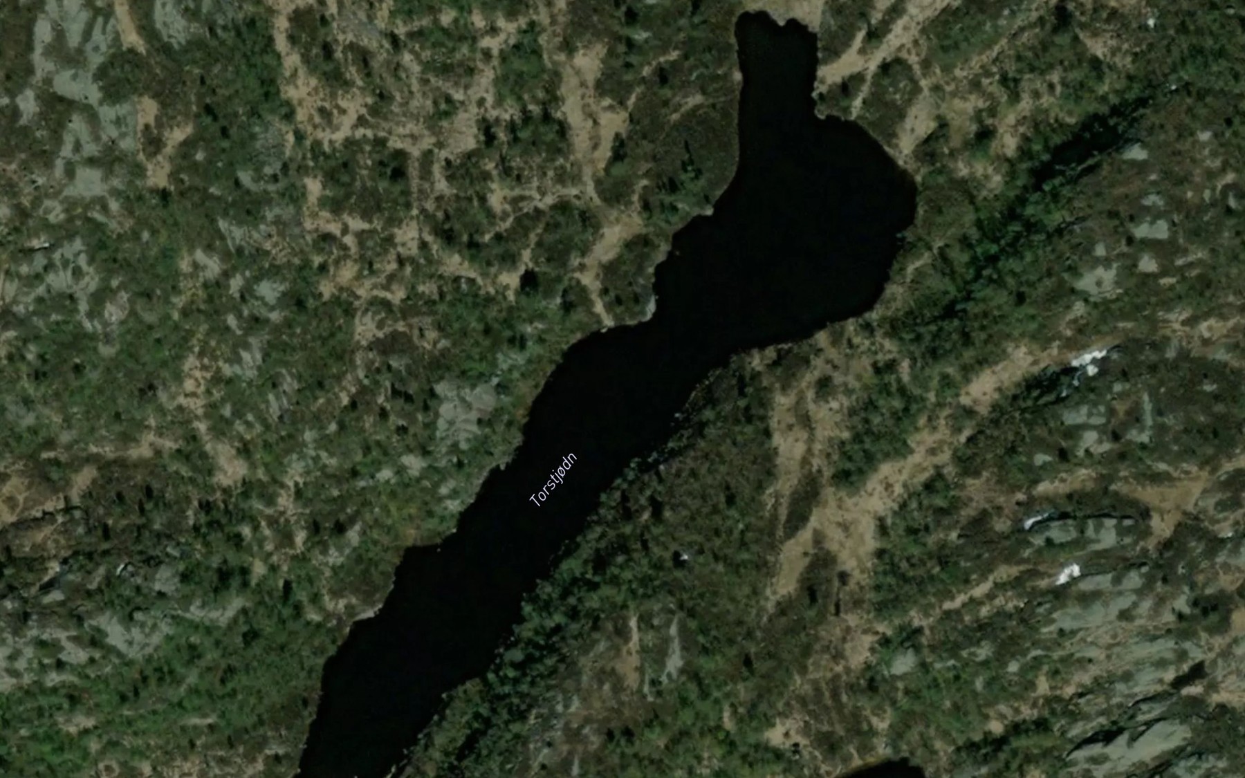 Satellite map of the Torstjodn