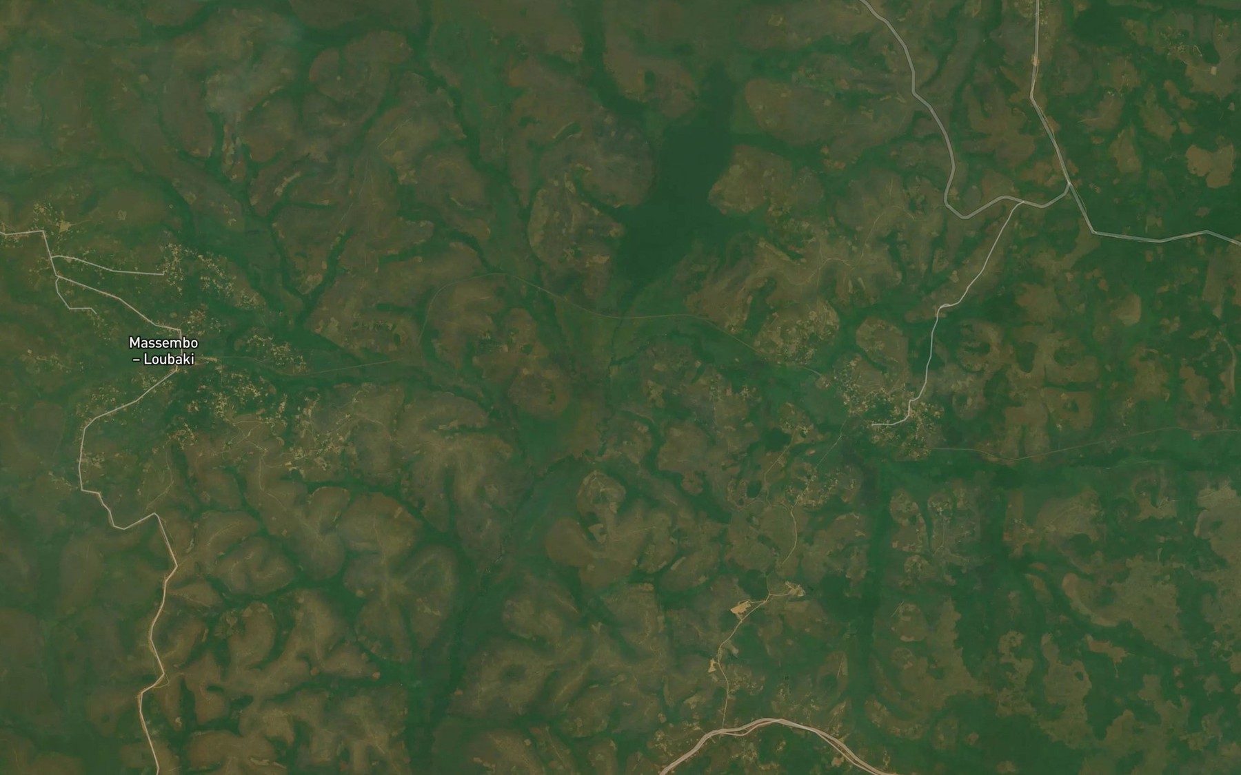 Satellite map of the Nkana