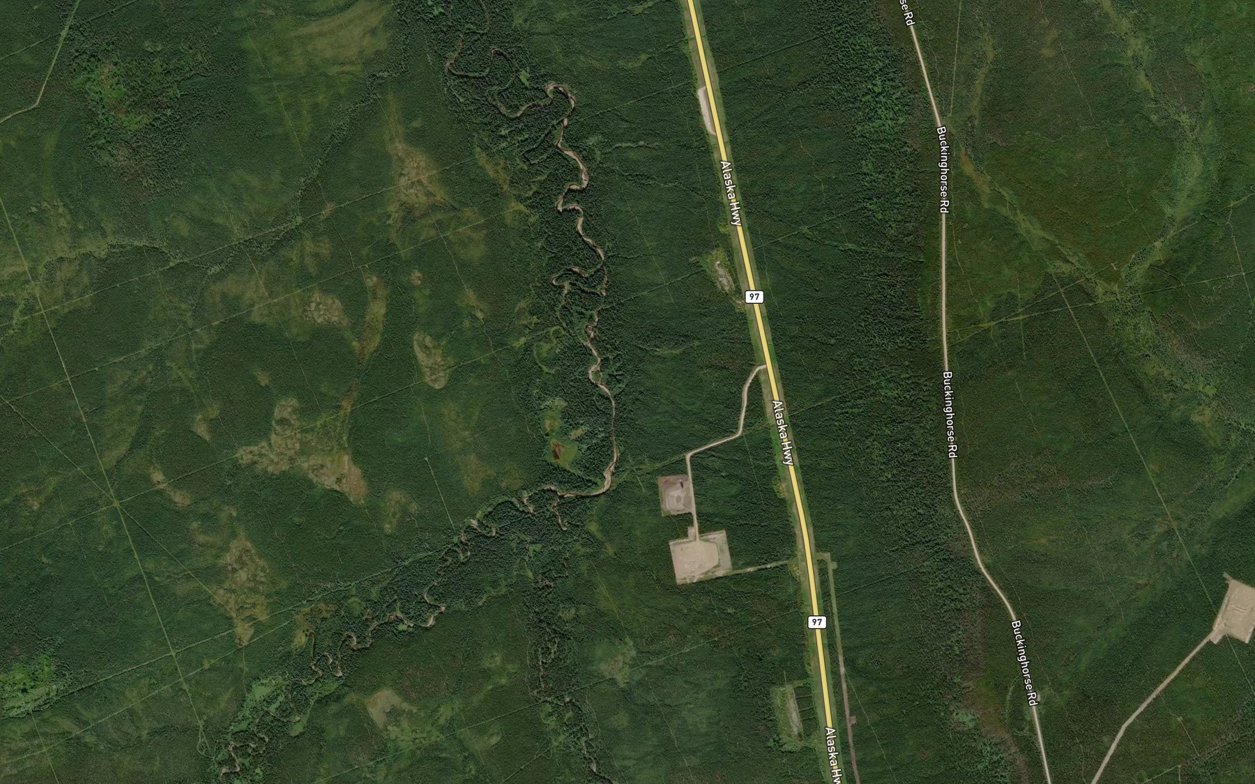Satellite map of the Impa Creek