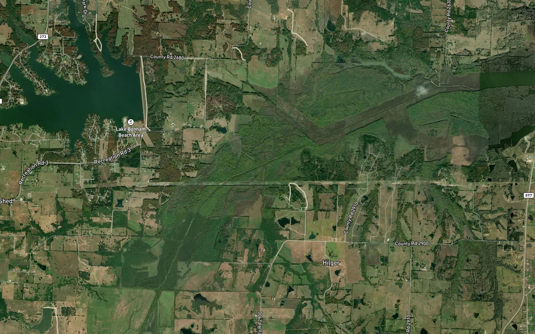 Satellite map of the Onstott Branch