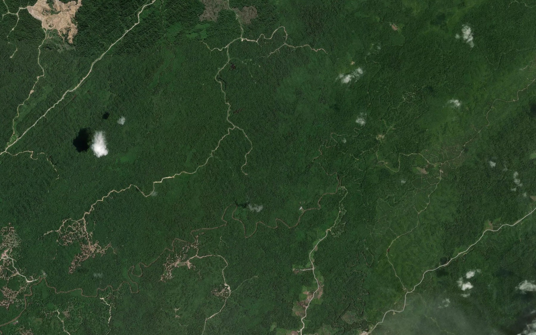 Satellite map of the Sungai Maau