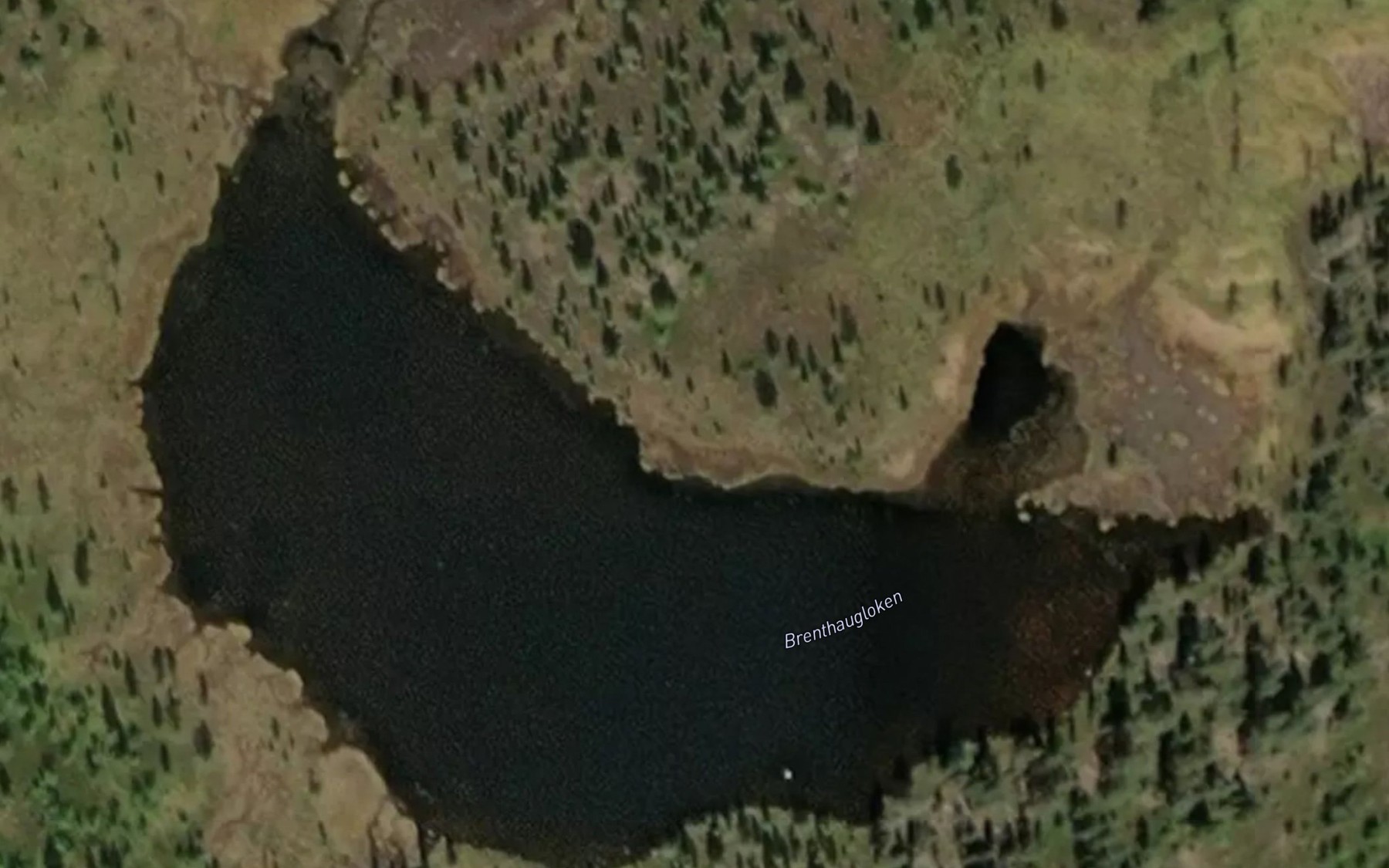 Satellite map of the Brenthaugloken