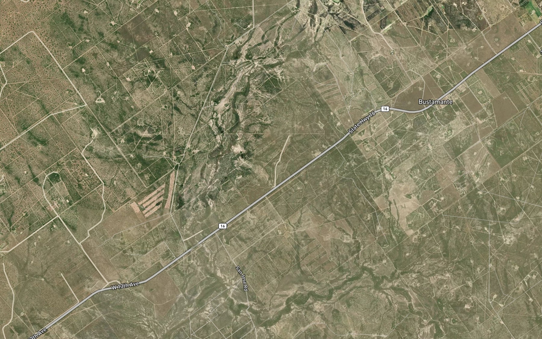 Satellite map of the Gutierrez Lake Number 1