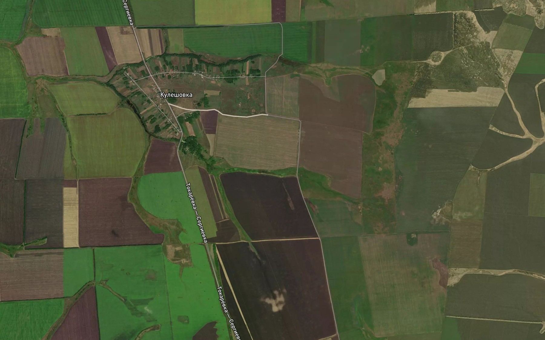 Satellite map of the Ovrag Kalinovskiy