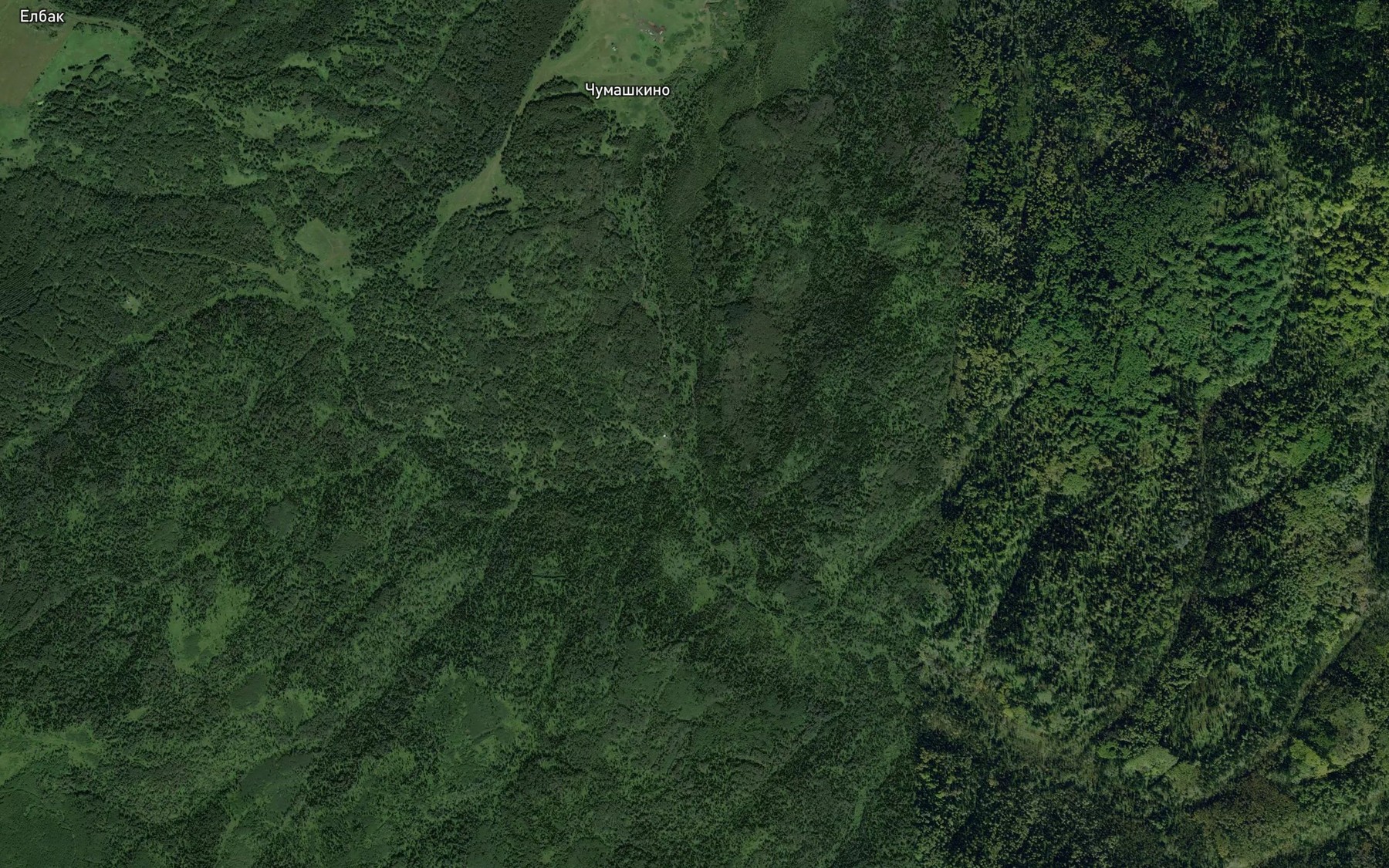 Satellite map of the Mortovushka
