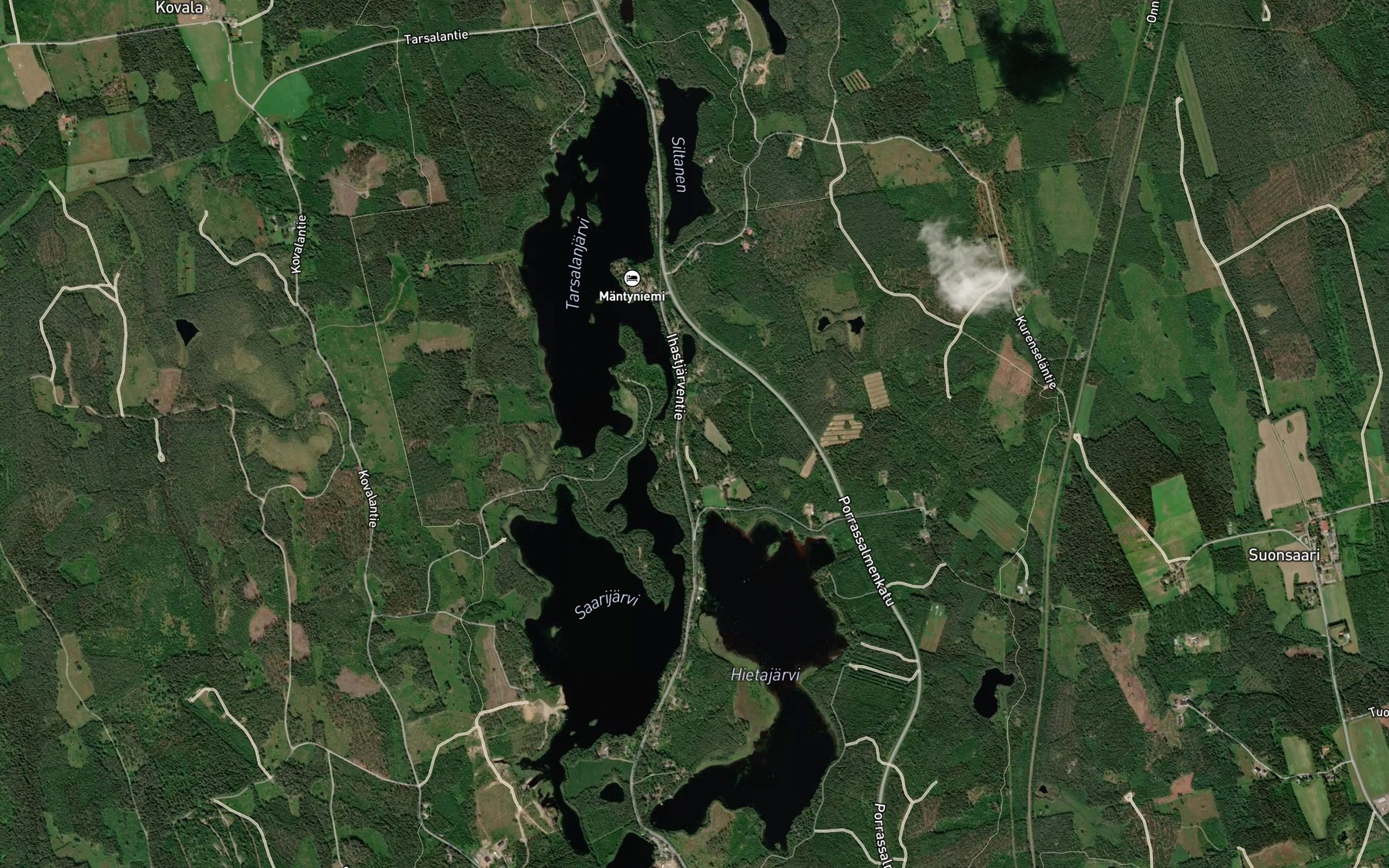 Satellite map of the Pirtulampi