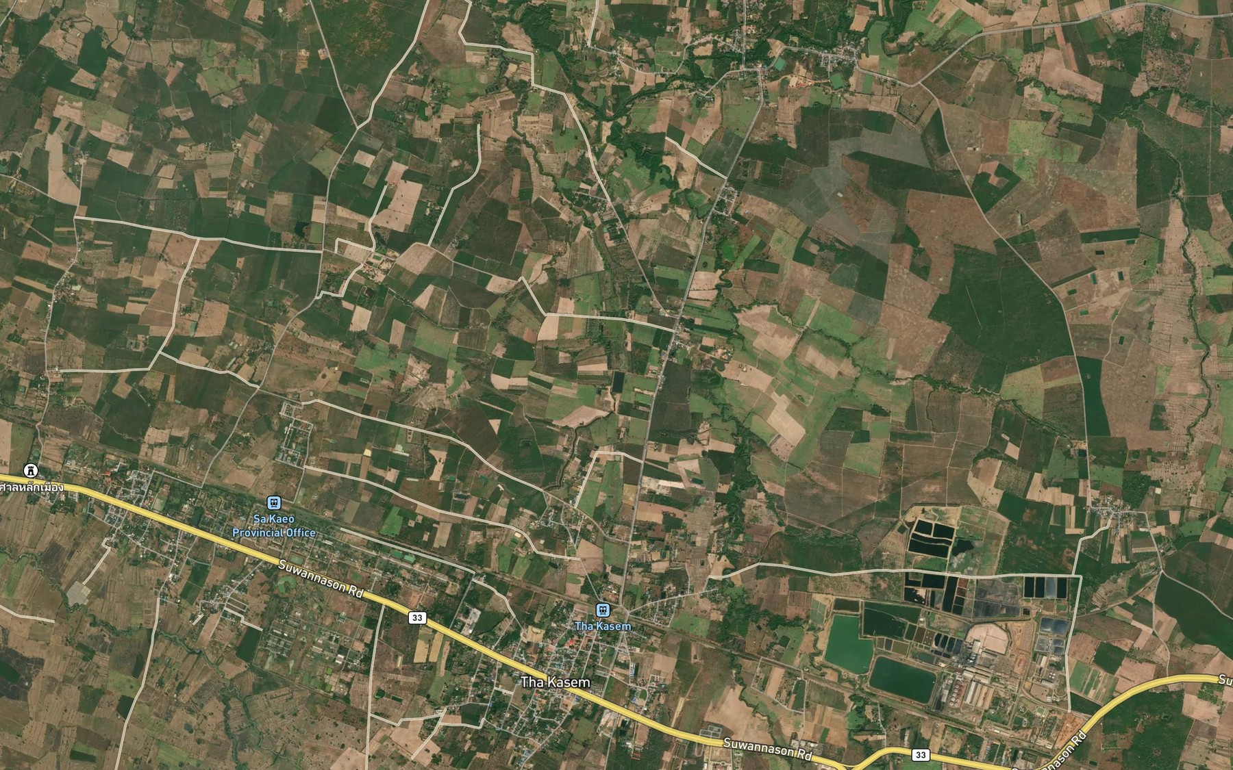 Satellite map of the Sa Nam Ban Huai Yai