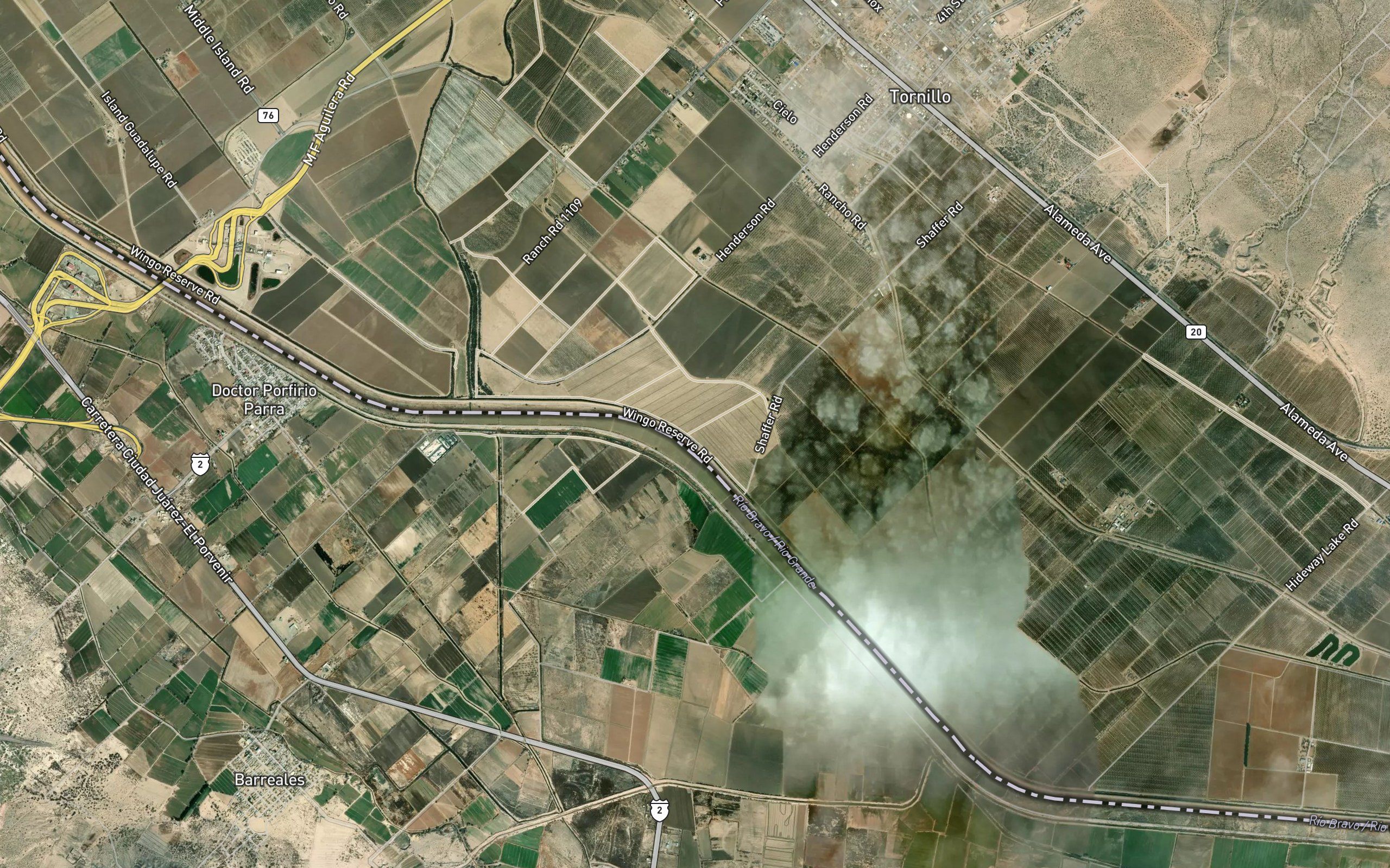Border Intercepting Drain