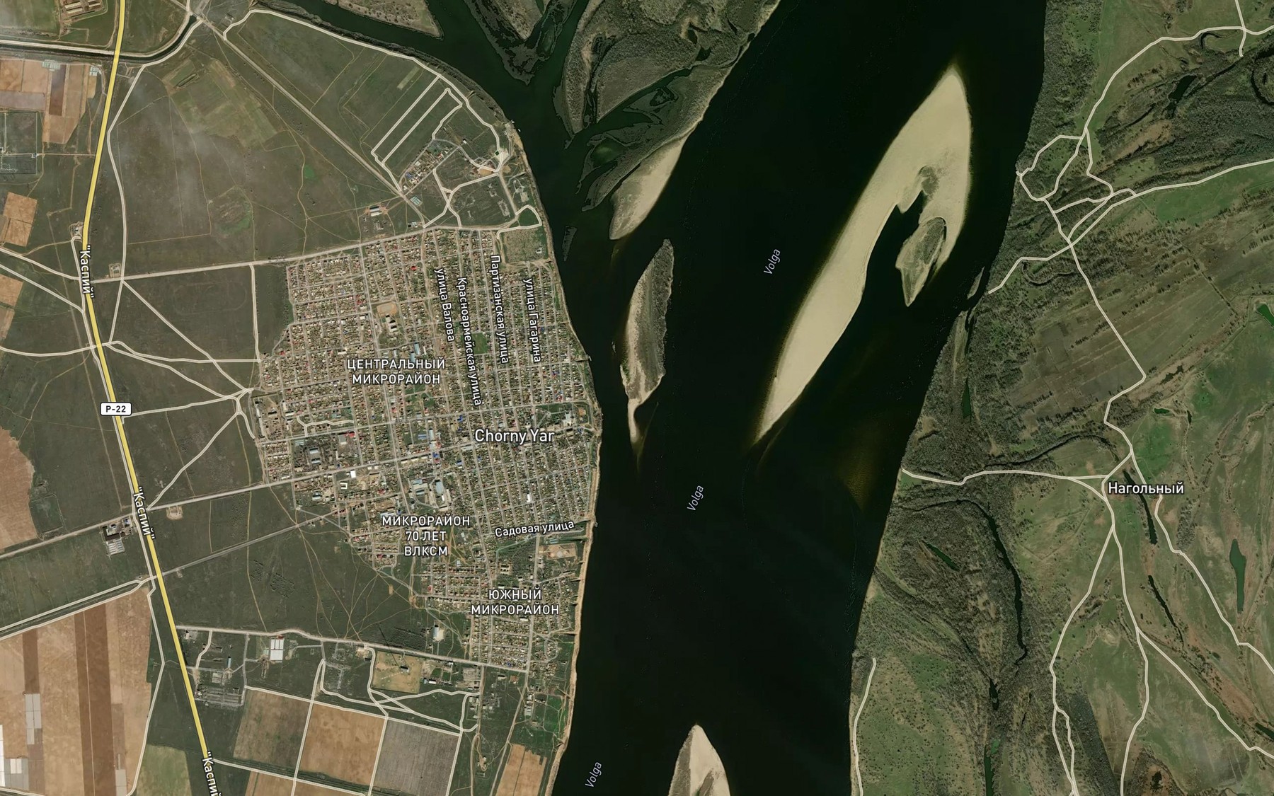 Satellite map of the Yerik Podovskiy