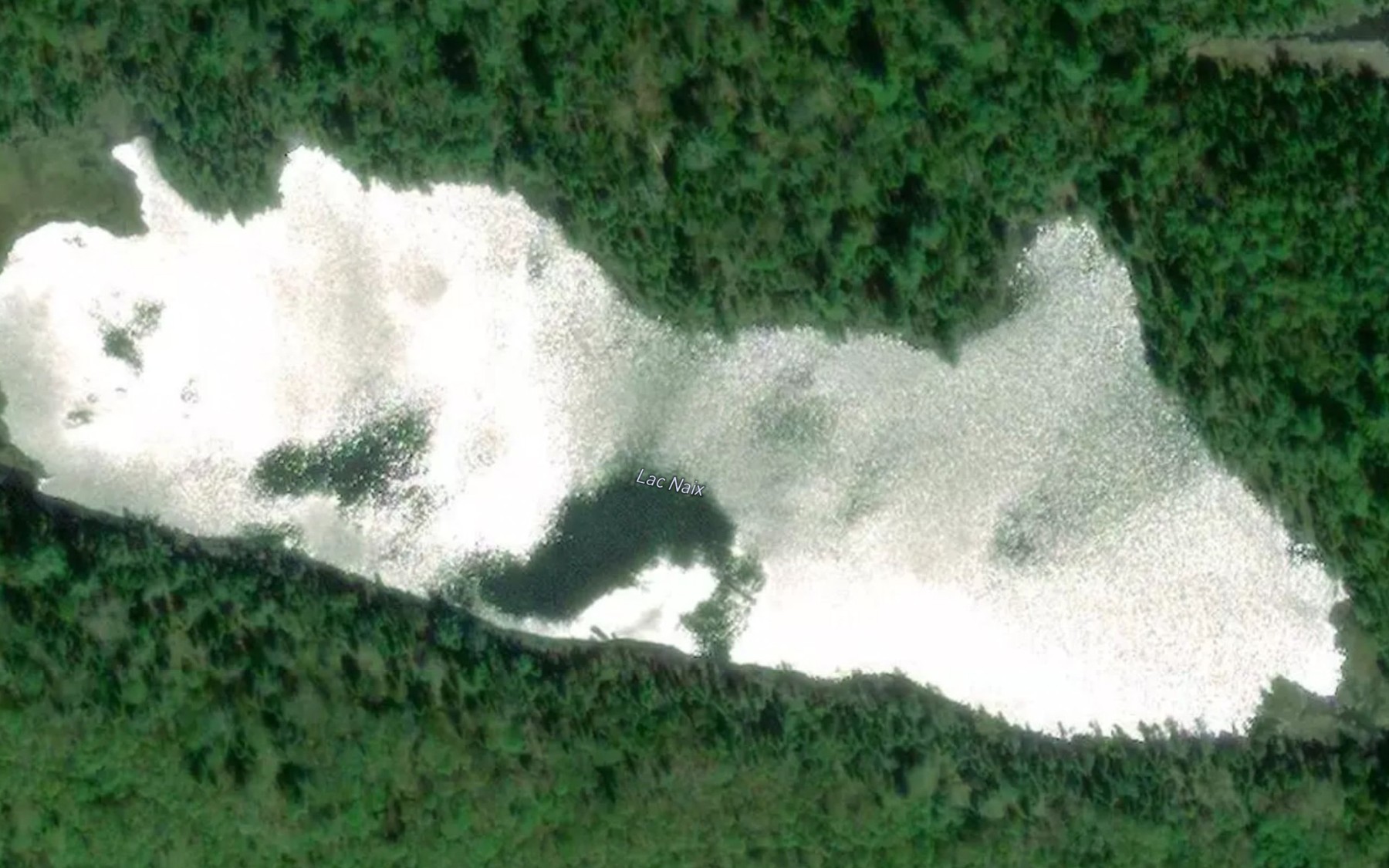 Satellite map of the Lac Naix