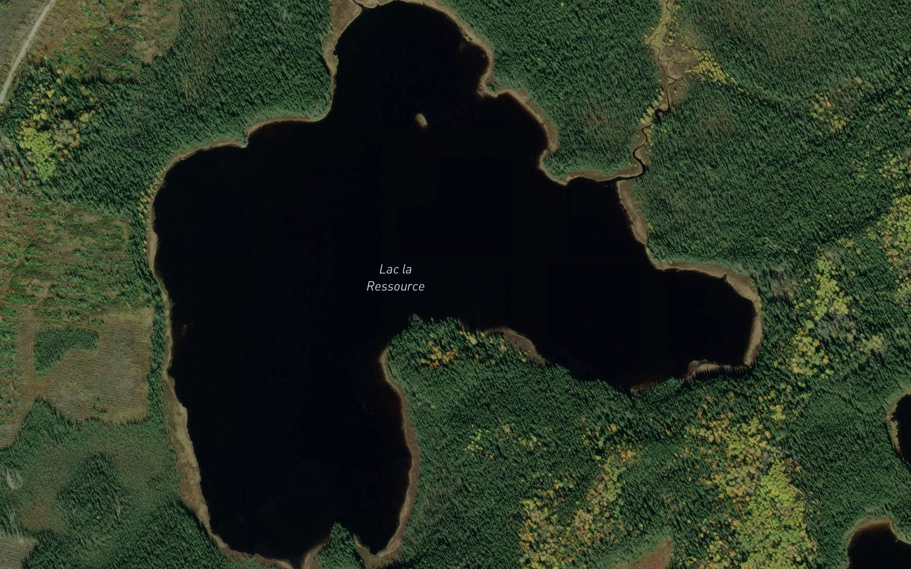 Satellite map of the Lac la Ressource