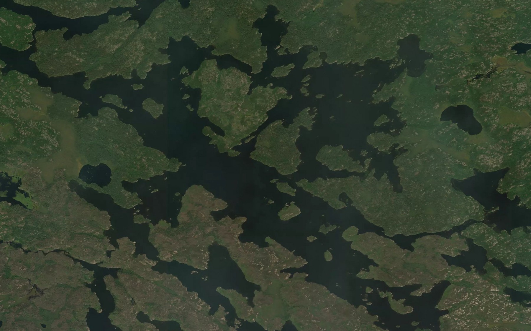 Satellite map of the Palsen Lake