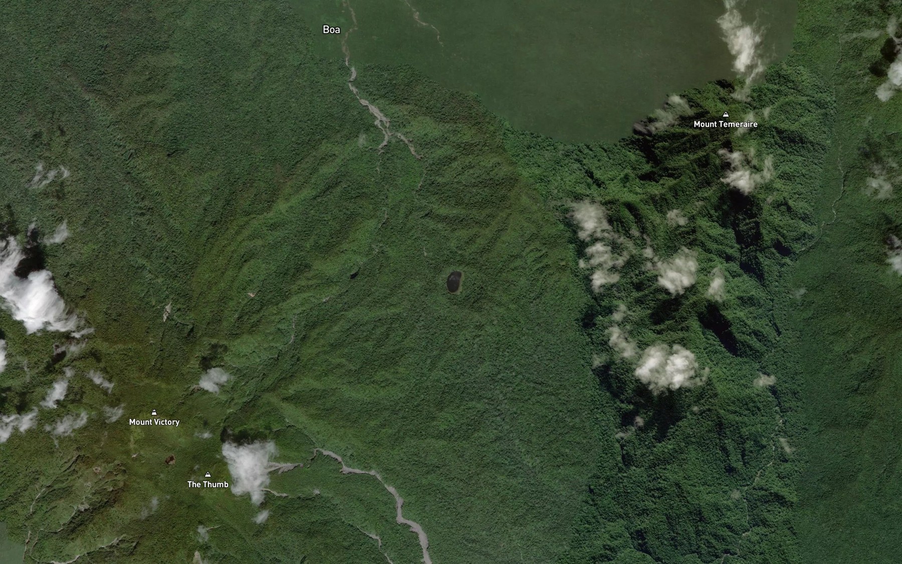 Satellite map of the Lake Ridubidubina