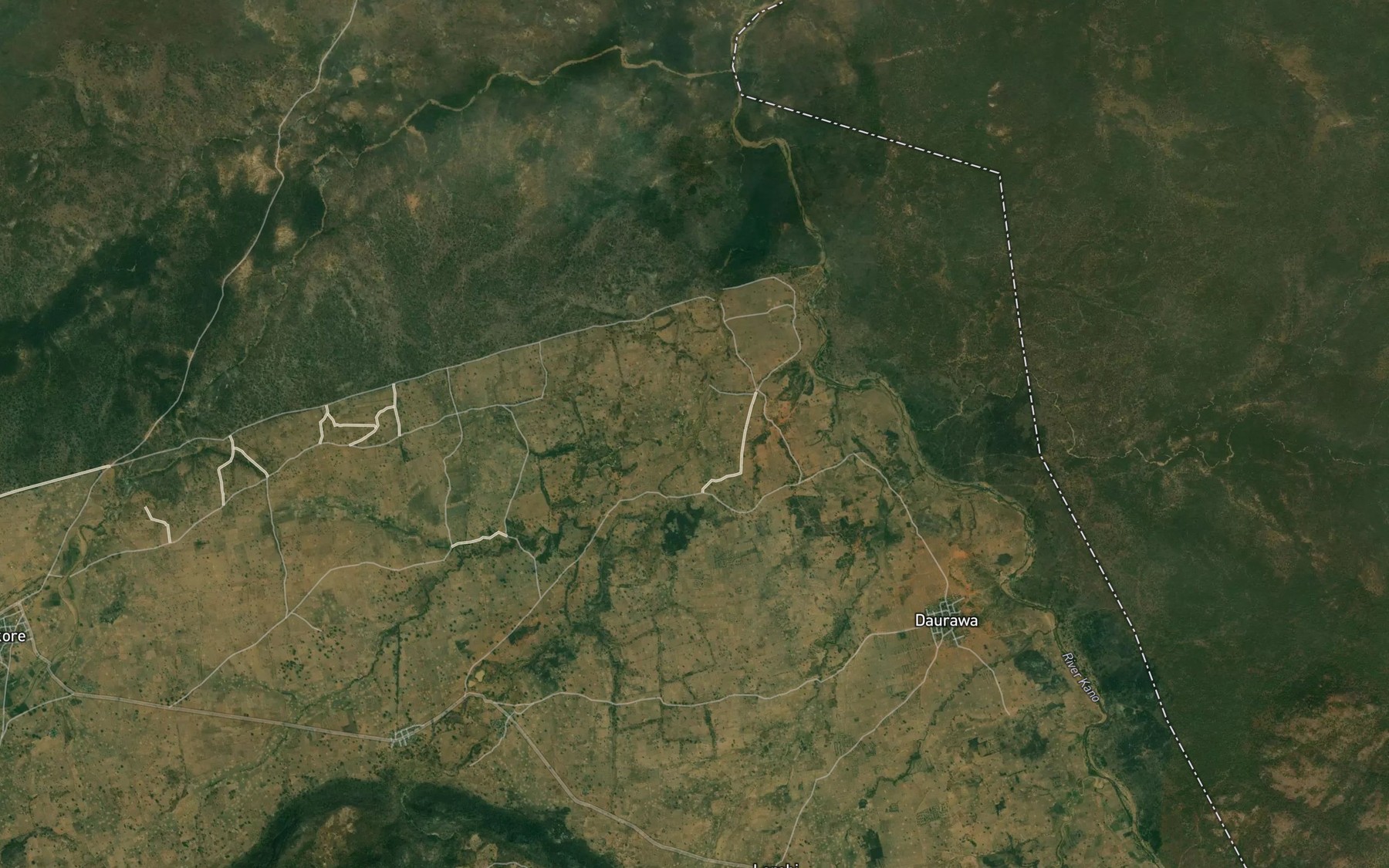 Satellite map of the River Buya