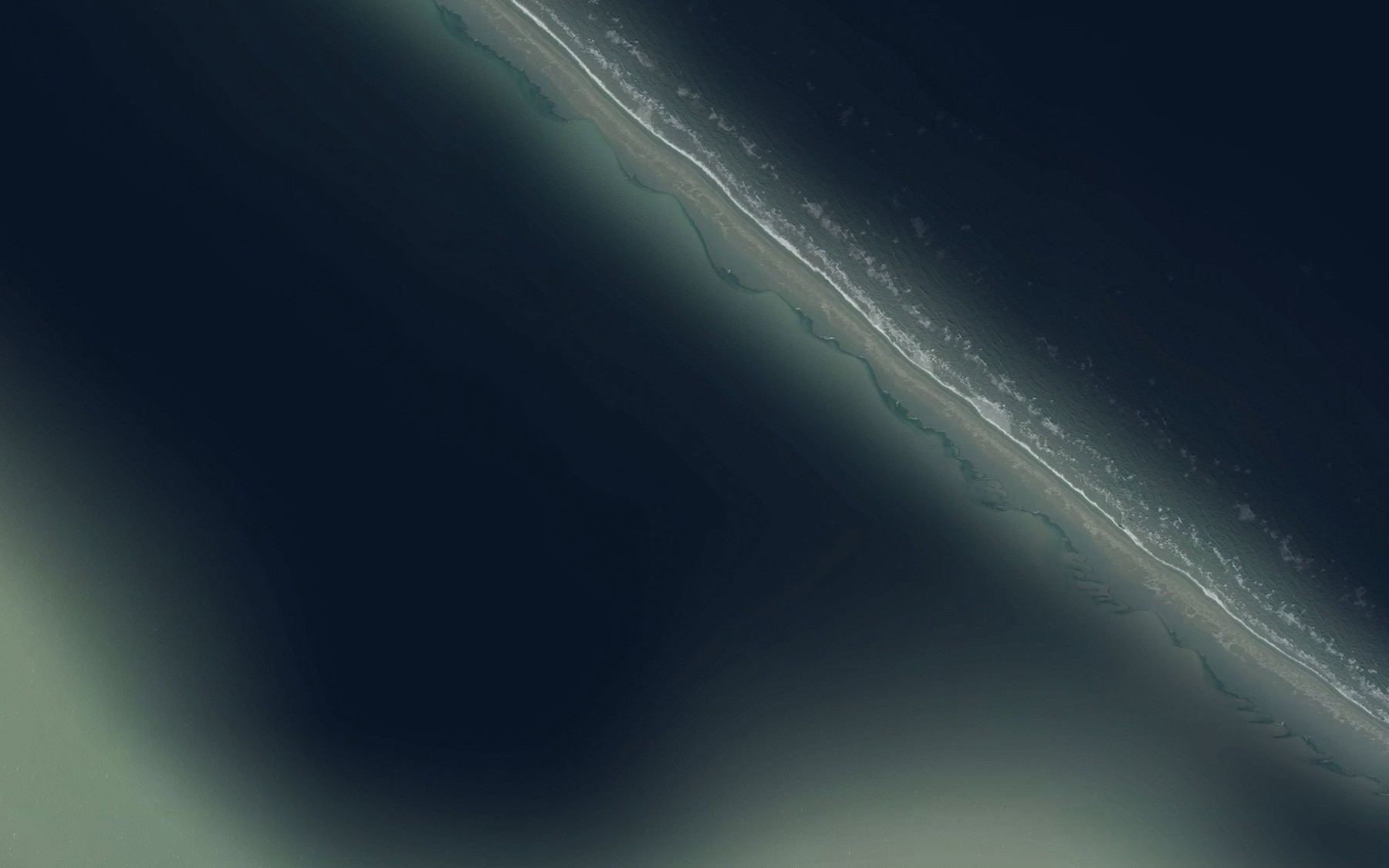 Satellite map of the Beaufort Lagoon