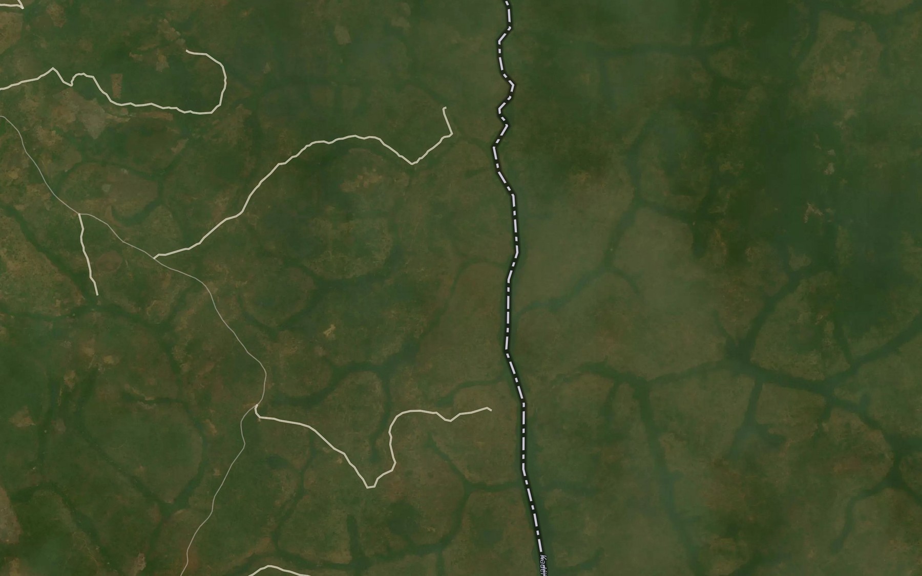 Satellite map of the Yoro