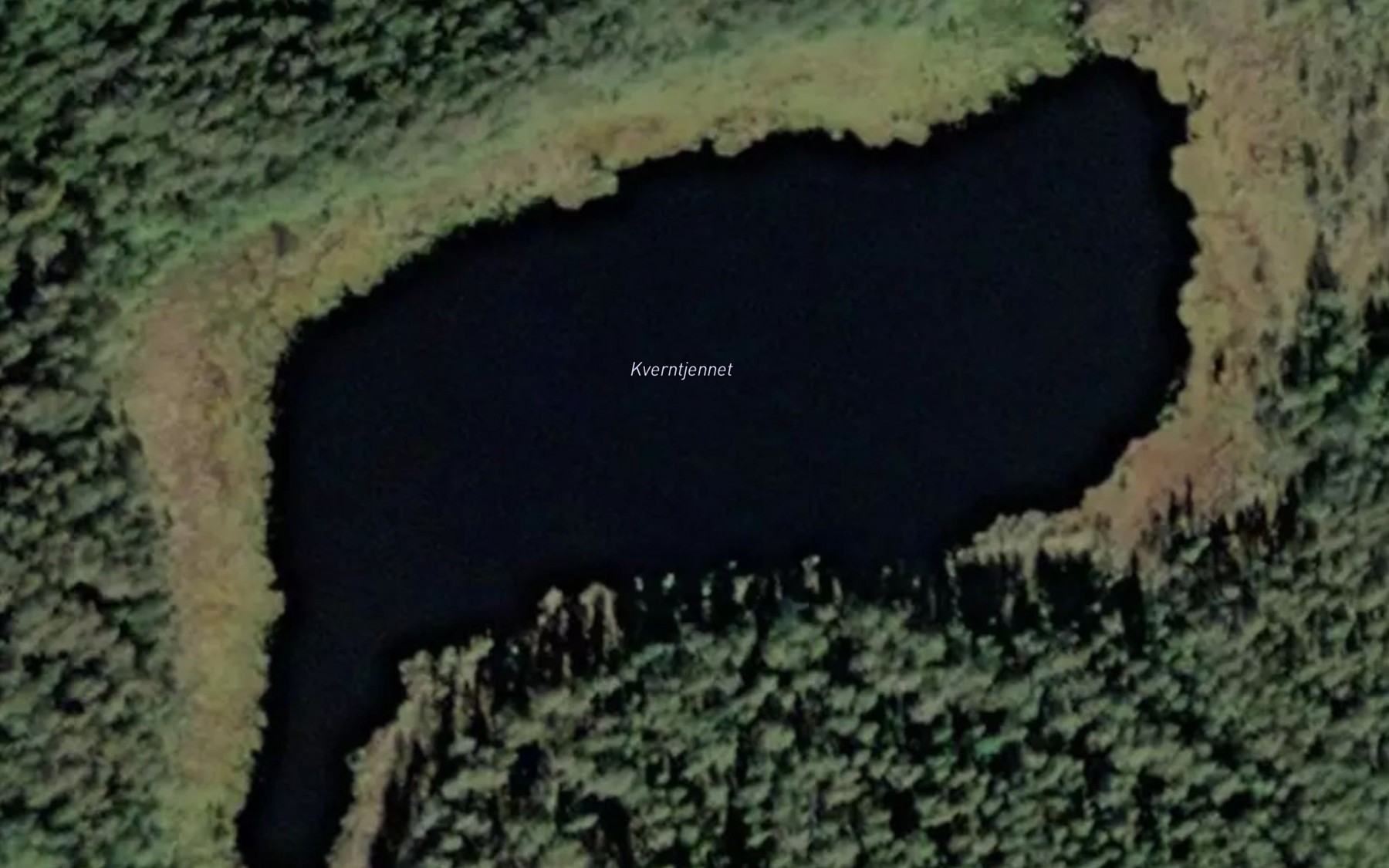 Satellite map of the Kverntjernet