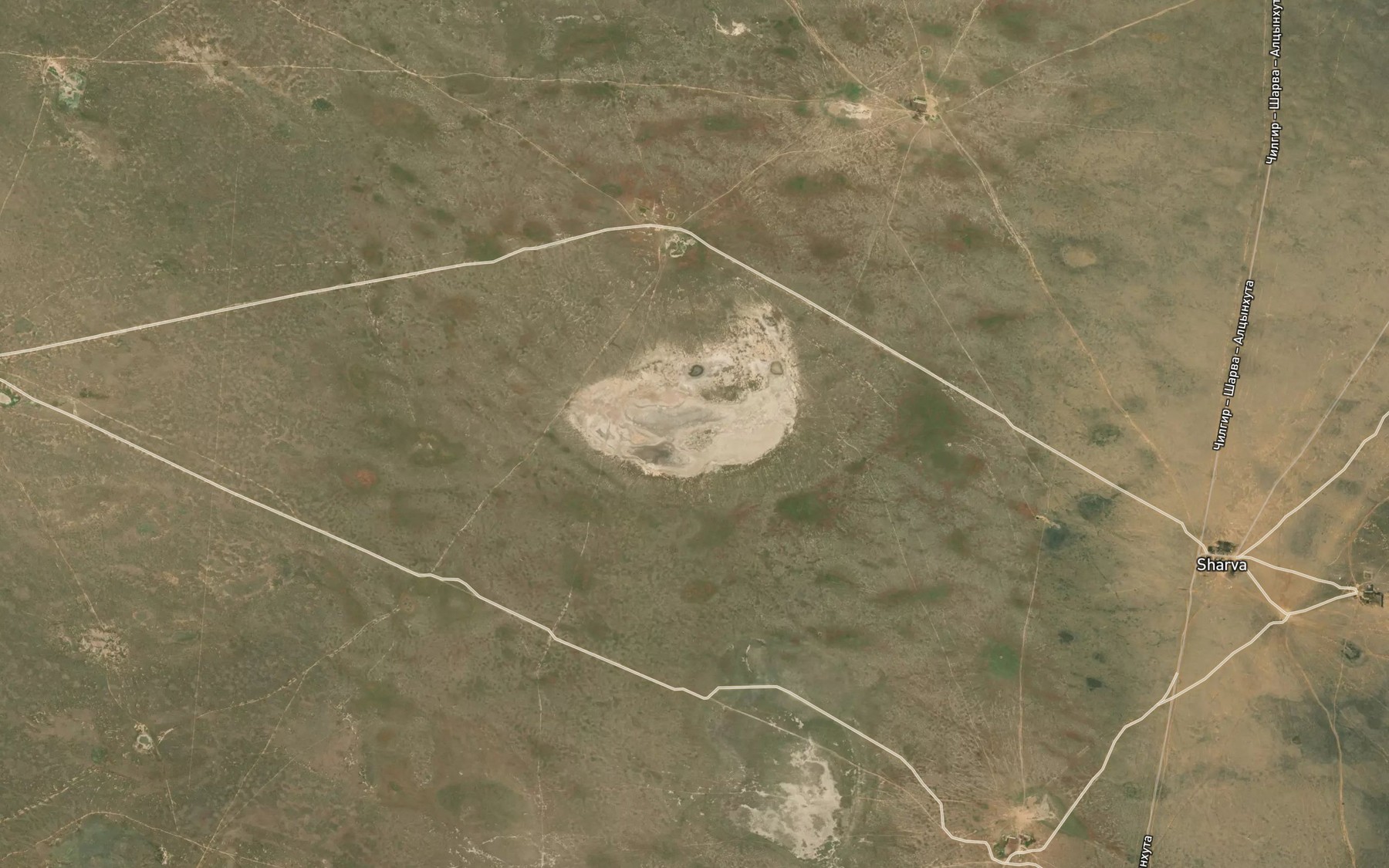 Satellite map of the Ozero Bor-Tsarang
