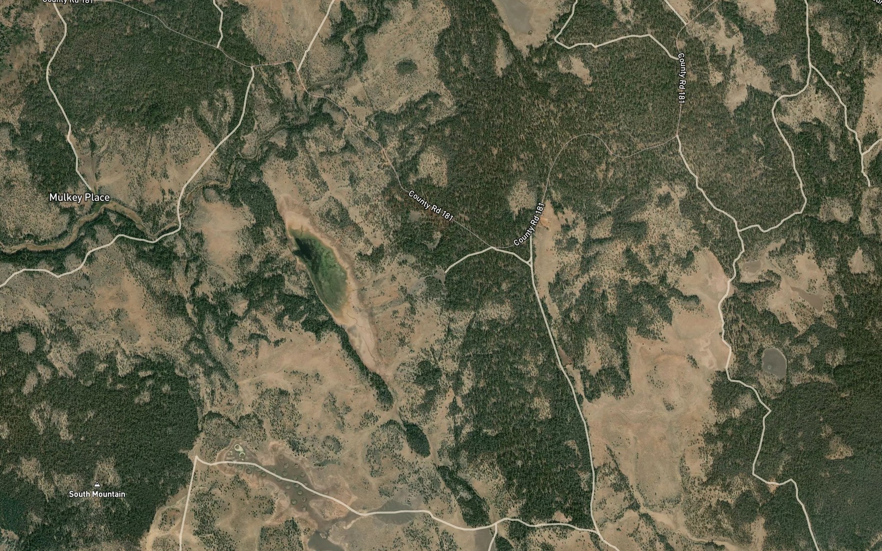Satellite map of the Green Spring