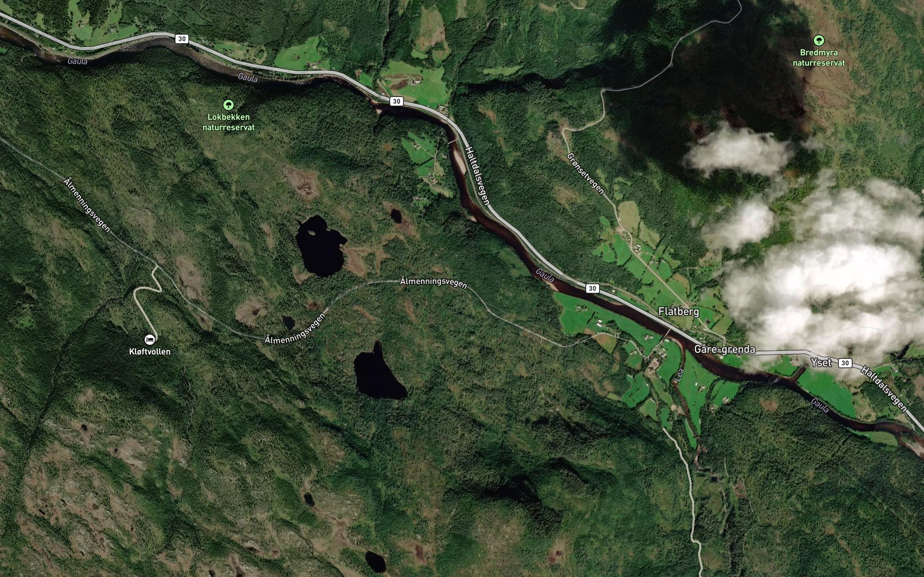 Satellite map of the Damaa