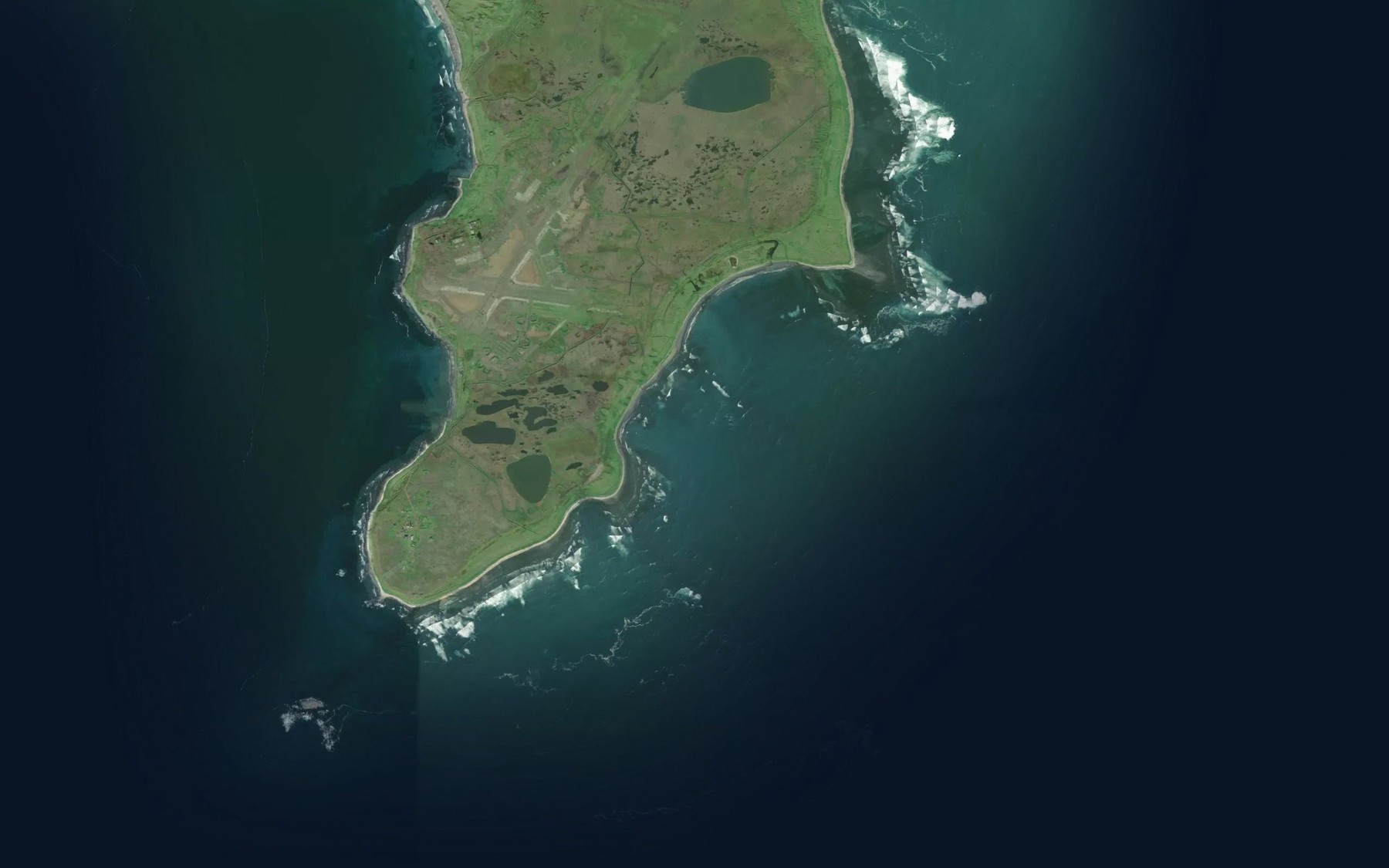 Satellite map of the Shigi Ura