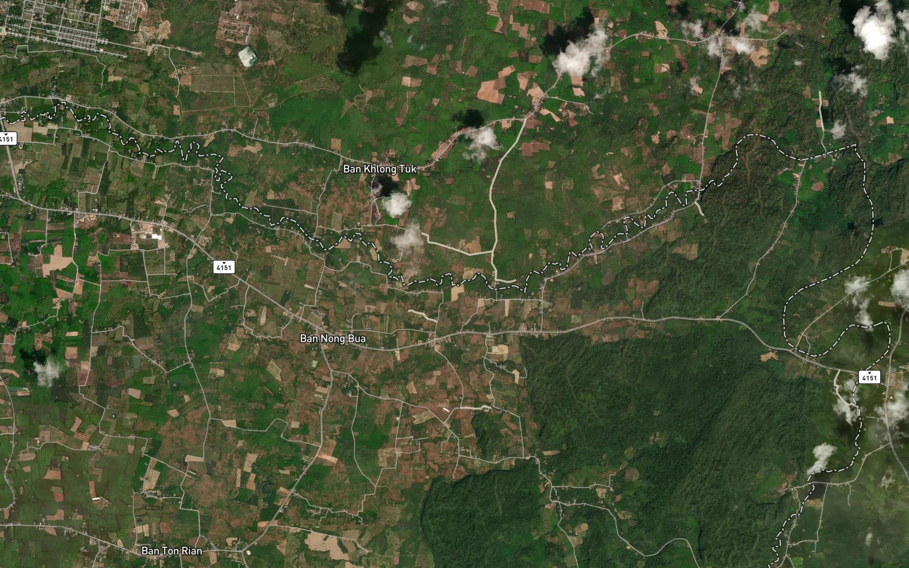 Satellite map of the Huai Nam Lot