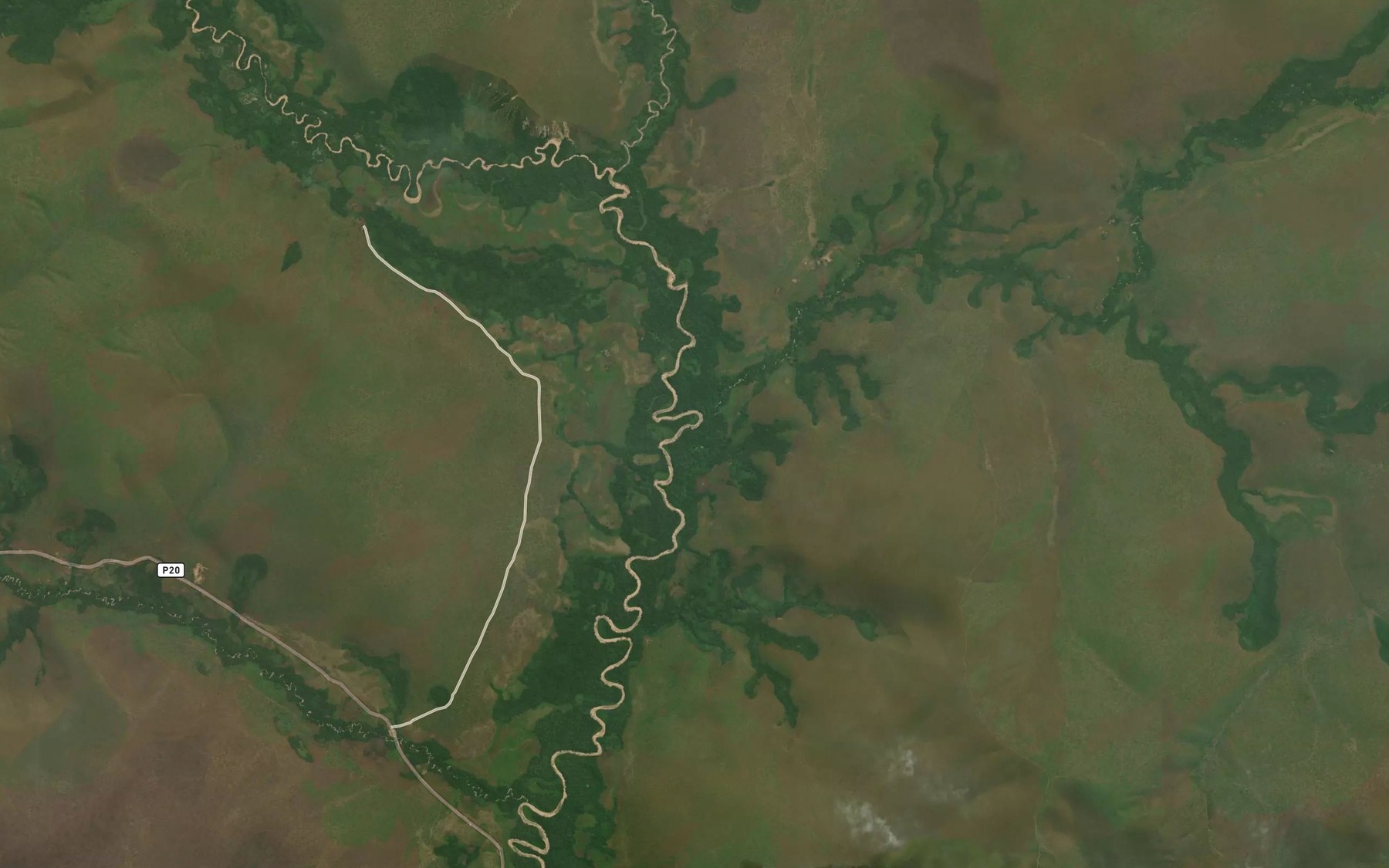 Satellite map of the Mbiri