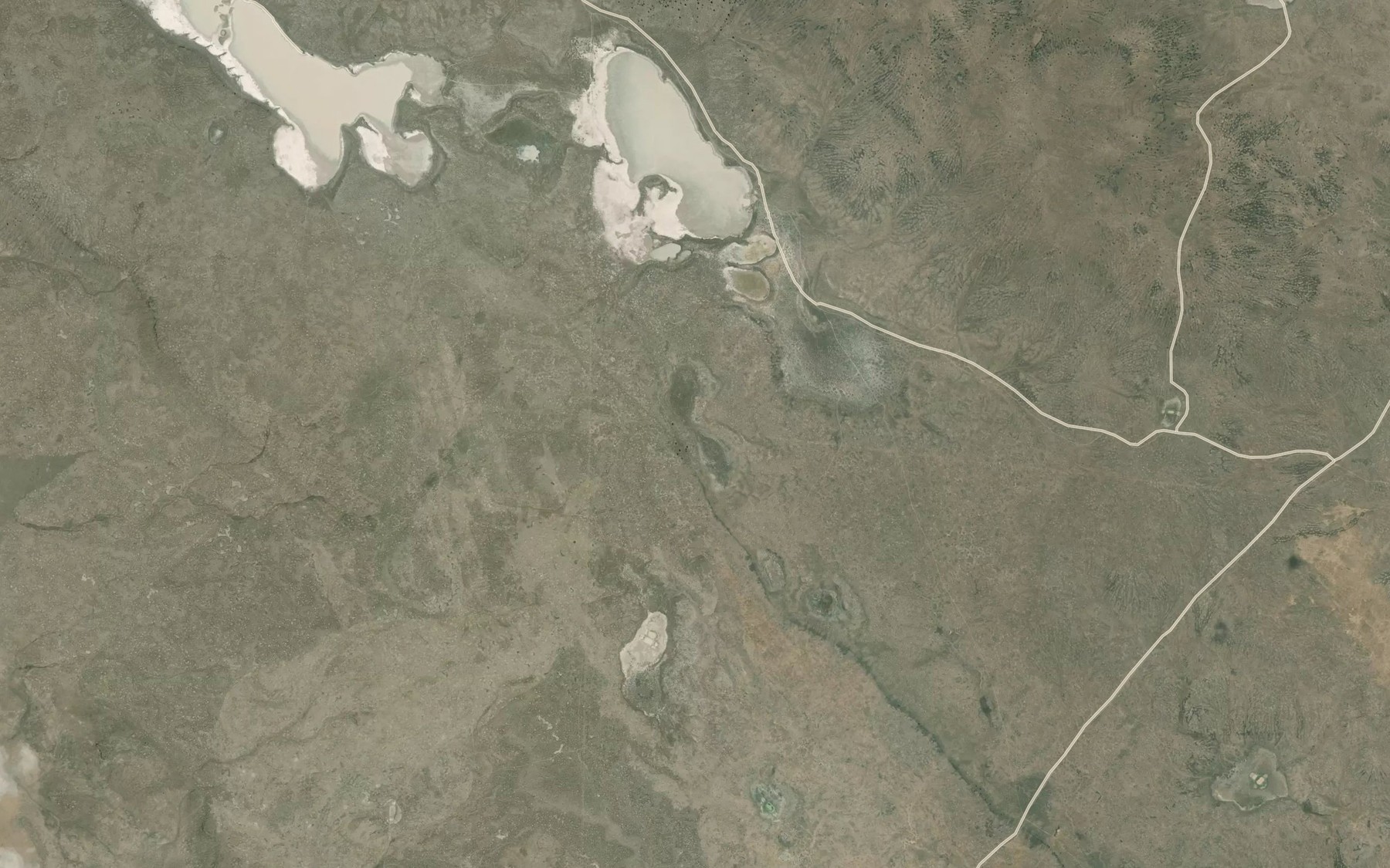 Satellite map of the South Chain Lake