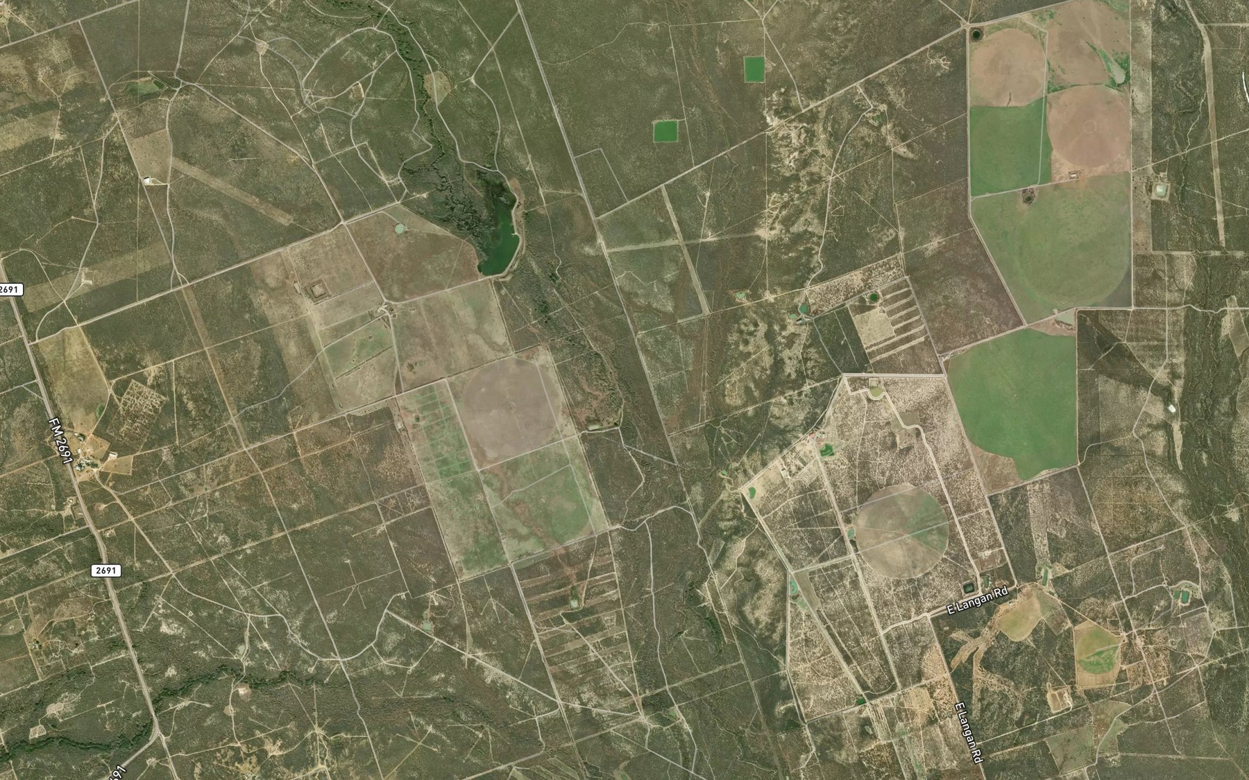 Satellite map of the E O Johnson Lake Number 2