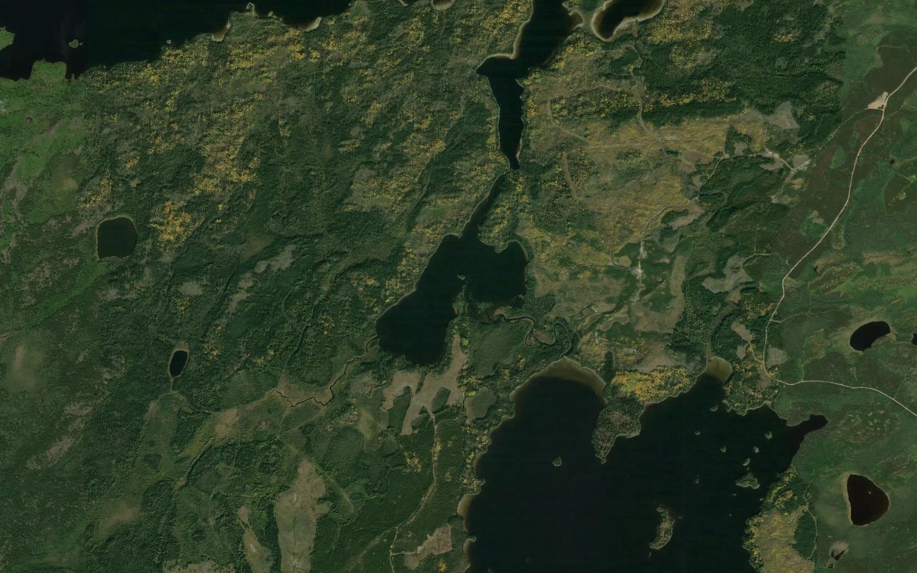 Satellite map of the Moosolf Lake