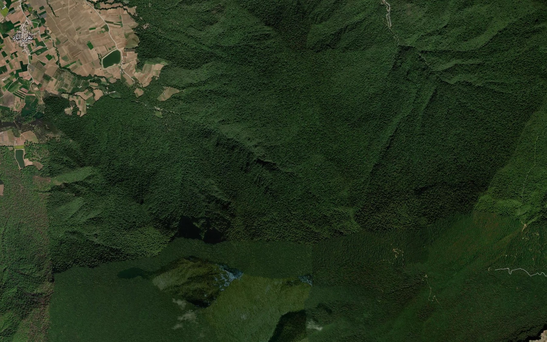 Satellite map of the Abshar-e Owtereh