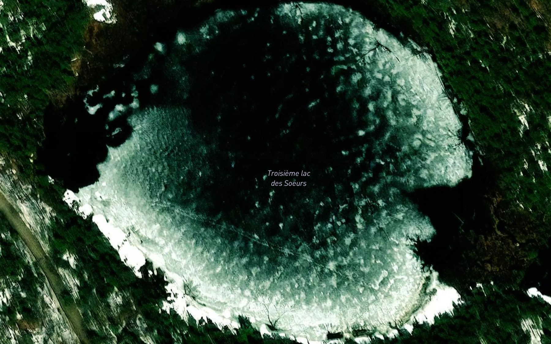 Satellite map of the Troisieme lac des Soeurs