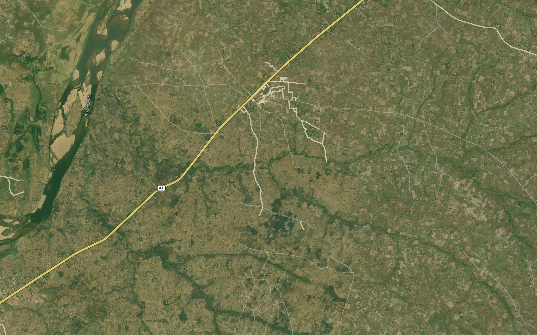 Satellite map of the River Michine