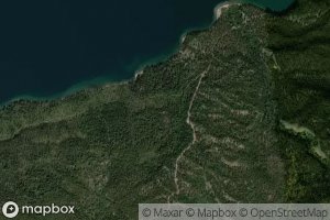 Satellite map of the Casino Creek
