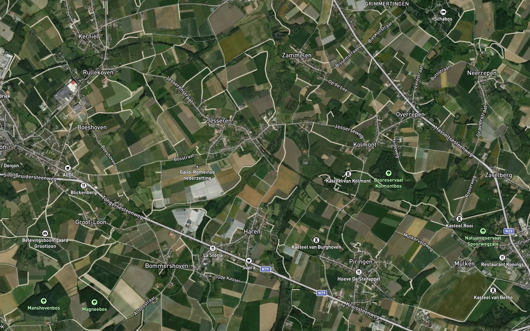 Satellite map of the Marmelbeek