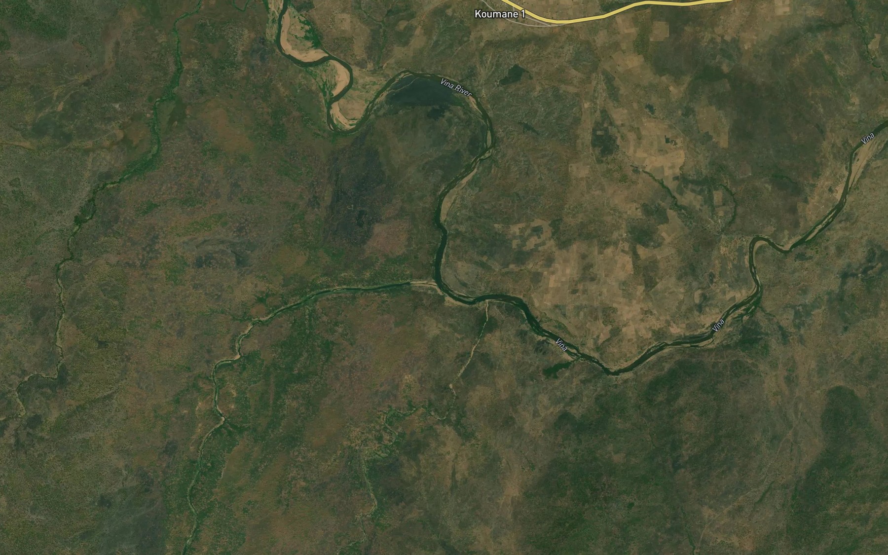 Satellite map of the Ligara
