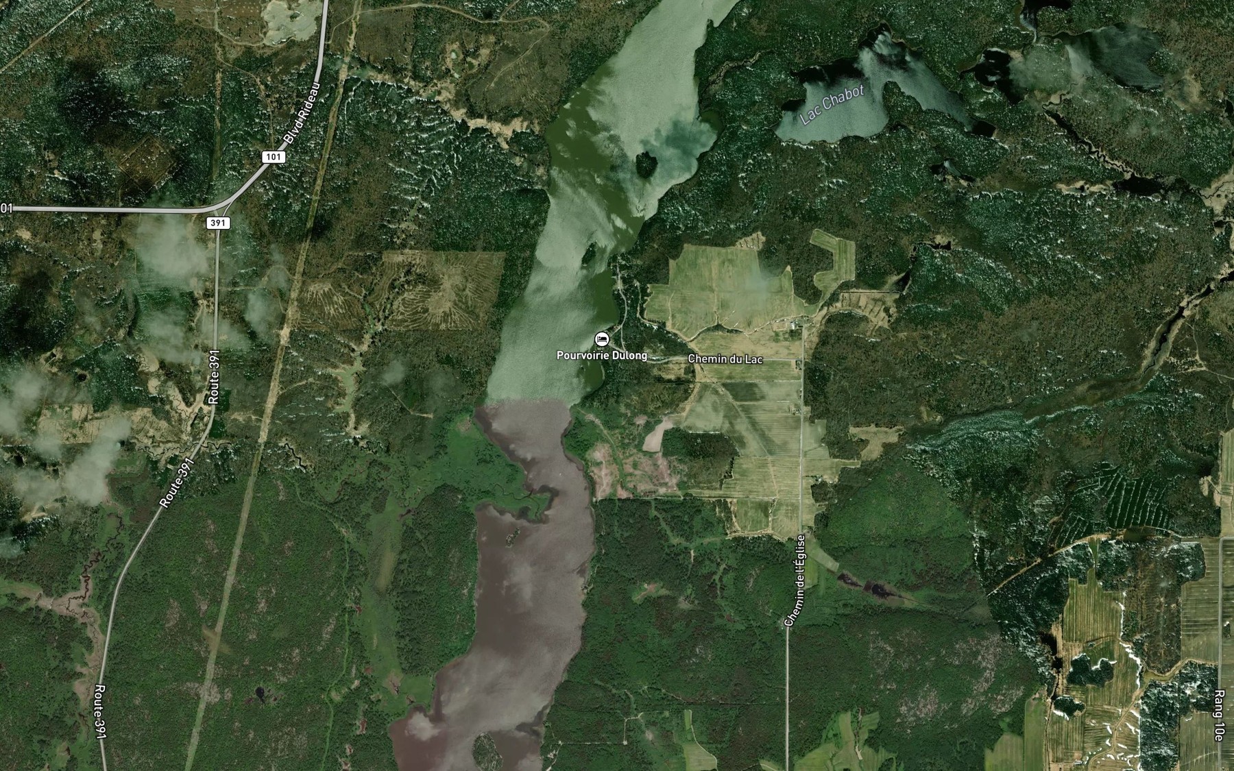 Satellite map of the Cours d'eau Laurence