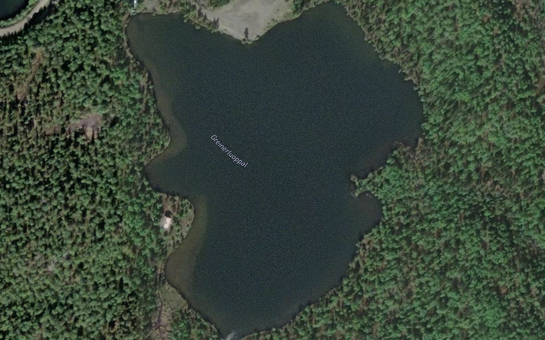 Satellite map of the Greinerluobbal