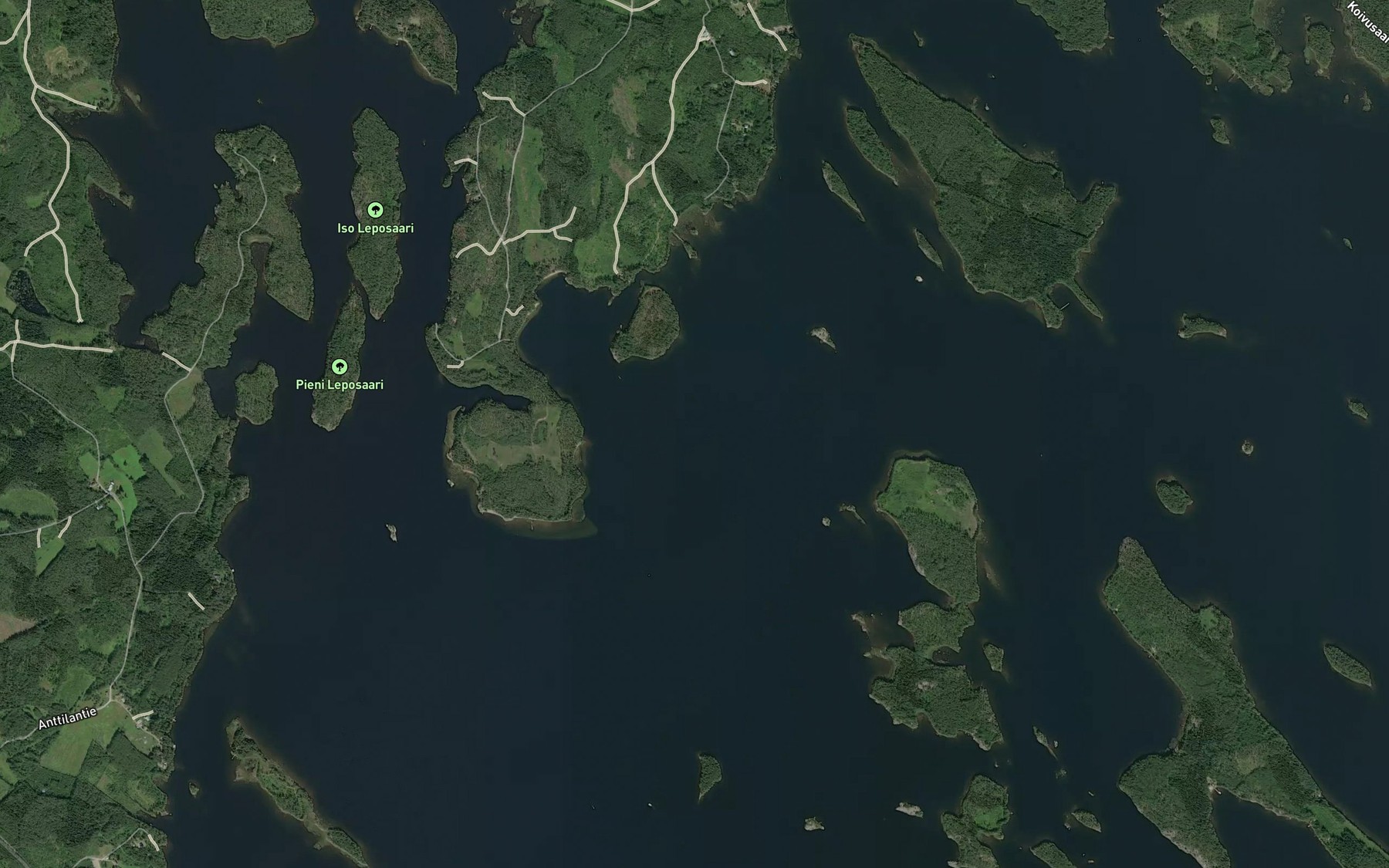 Satellite map of the Vanhahauta