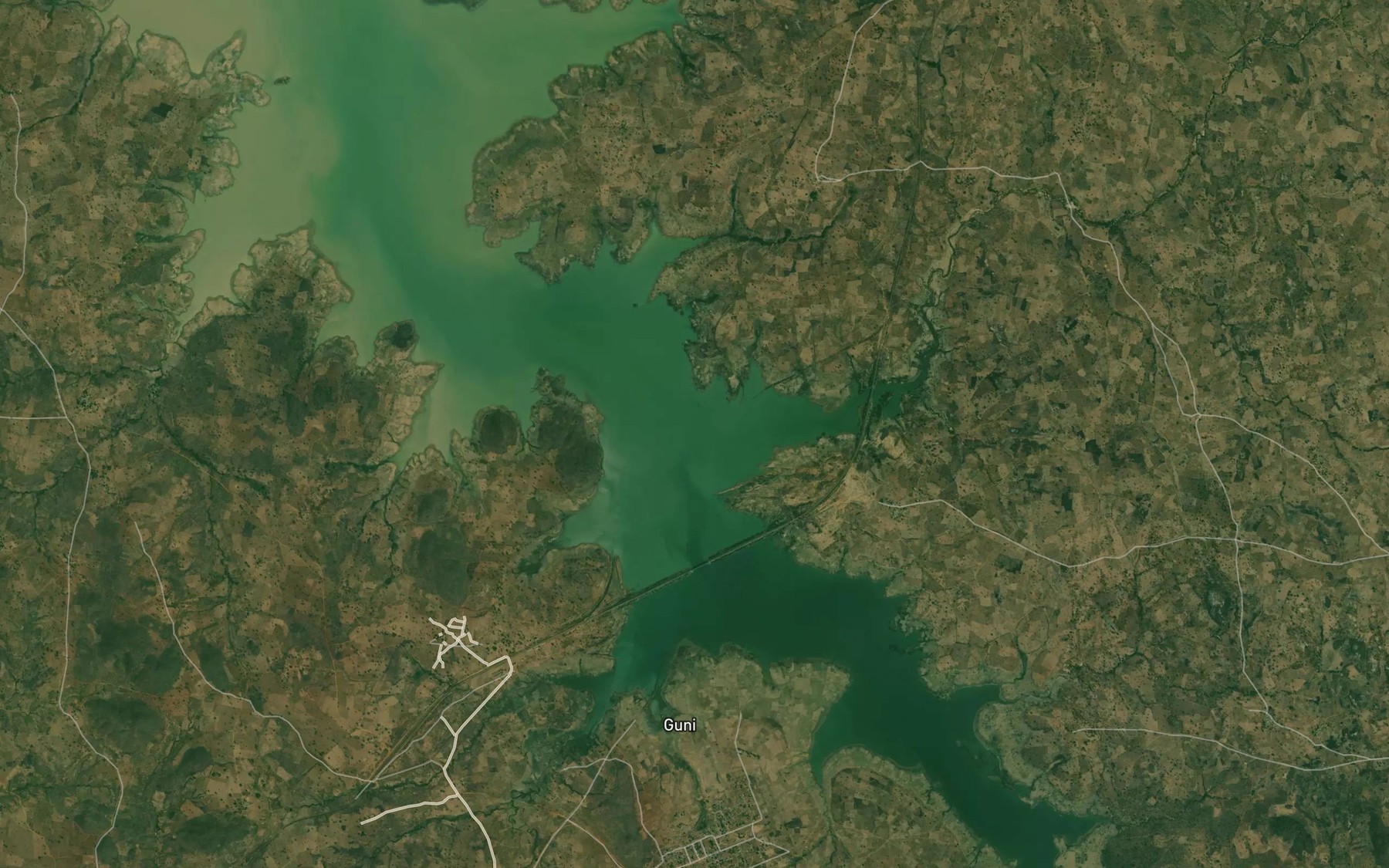 Satellite map of the River Kuhala