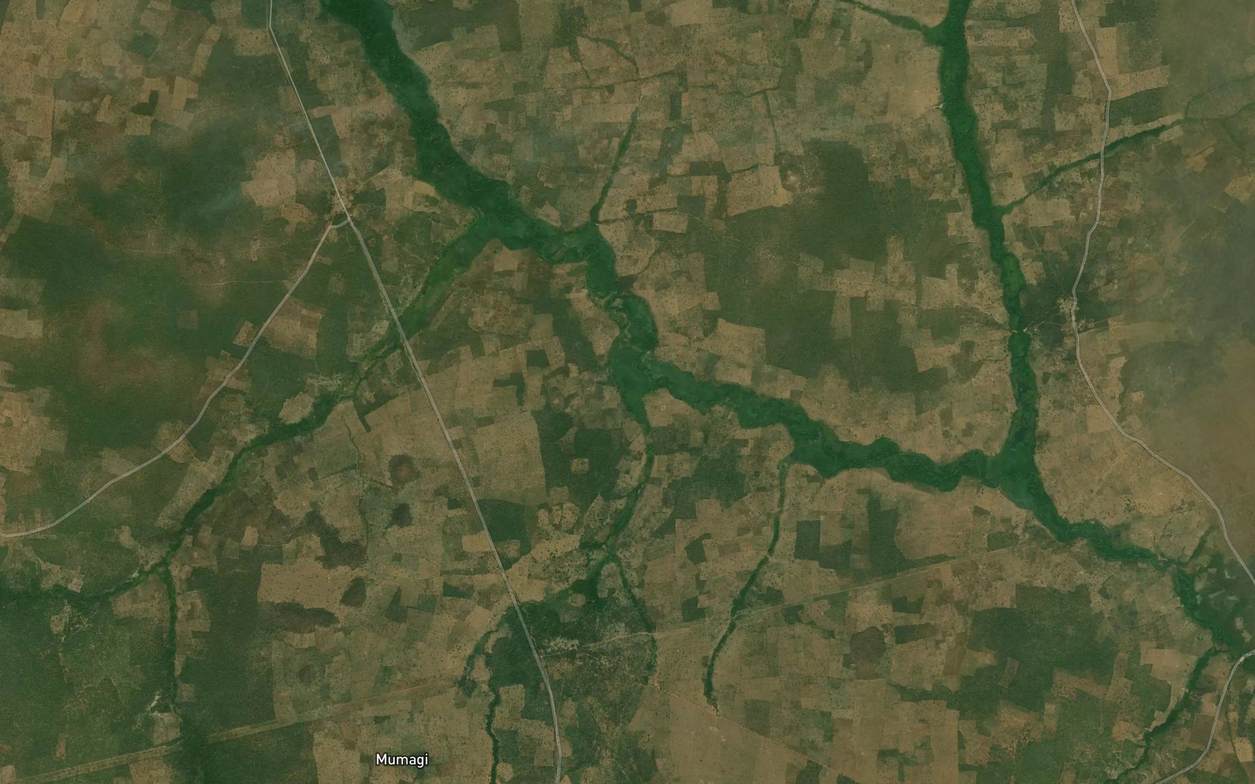 Satellite map of the River Kpandaragi