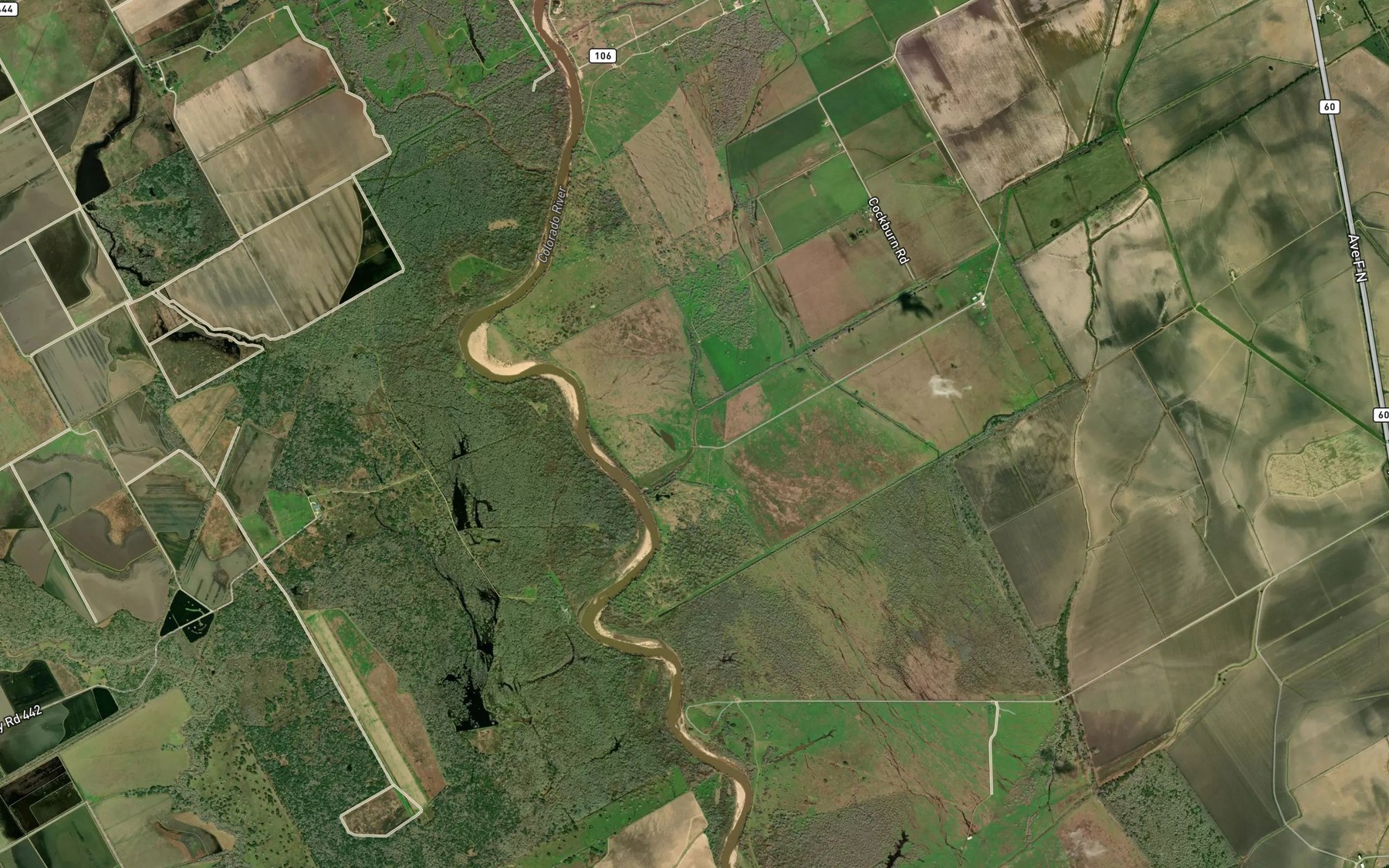 Satellite map of the Neal Lake
