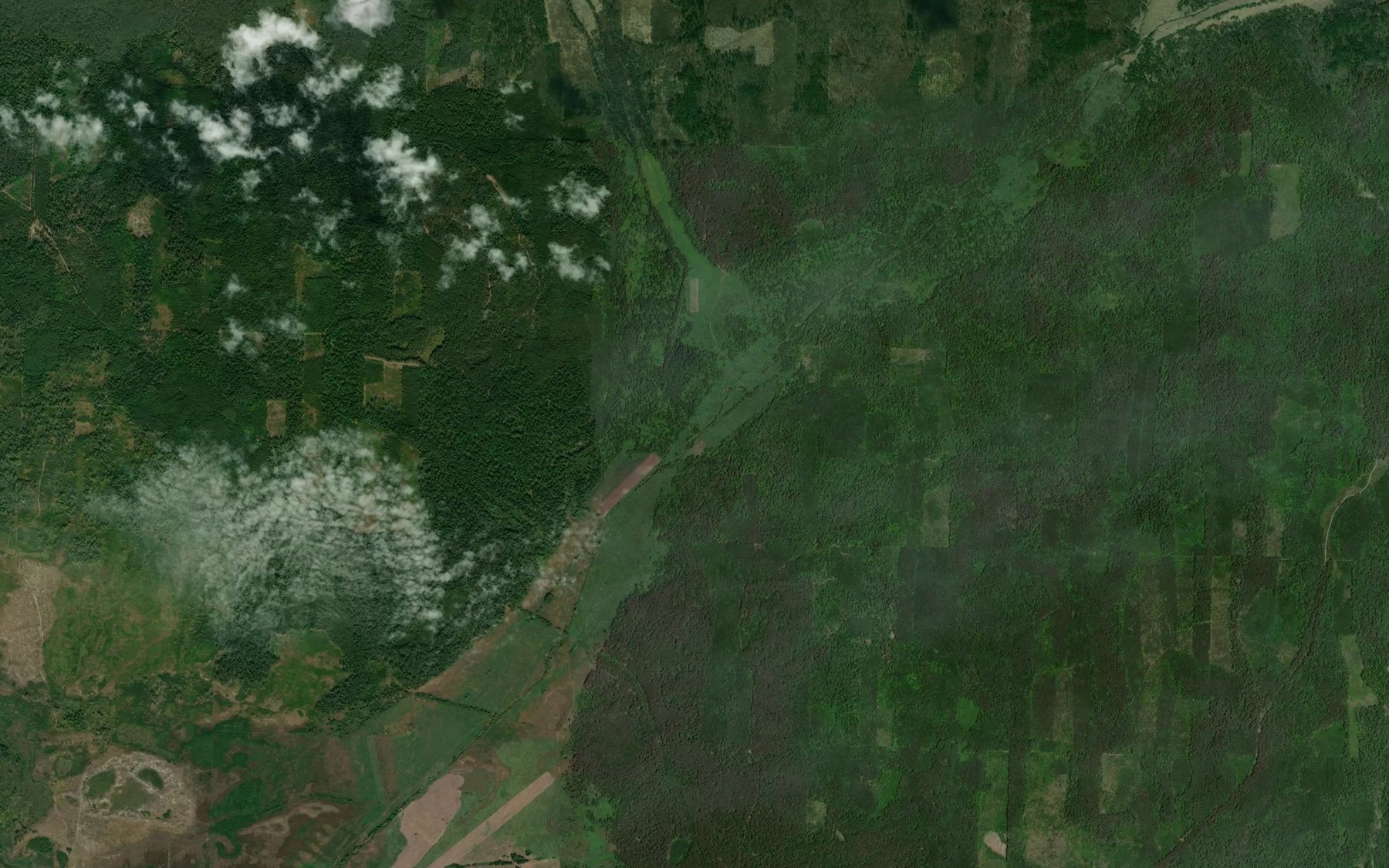 Satellite map of the Gibush
