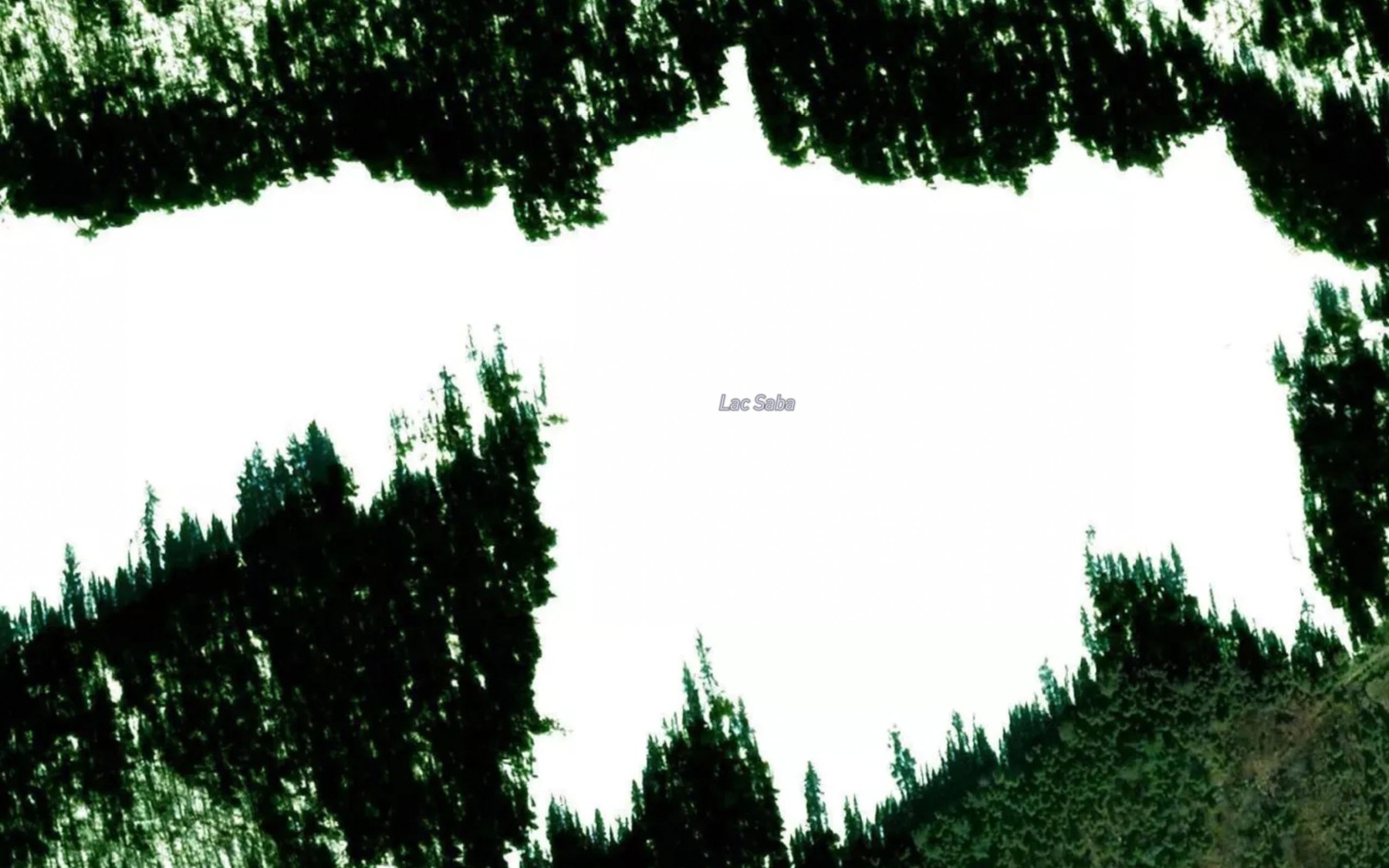 Satellite map of the Lac Saba