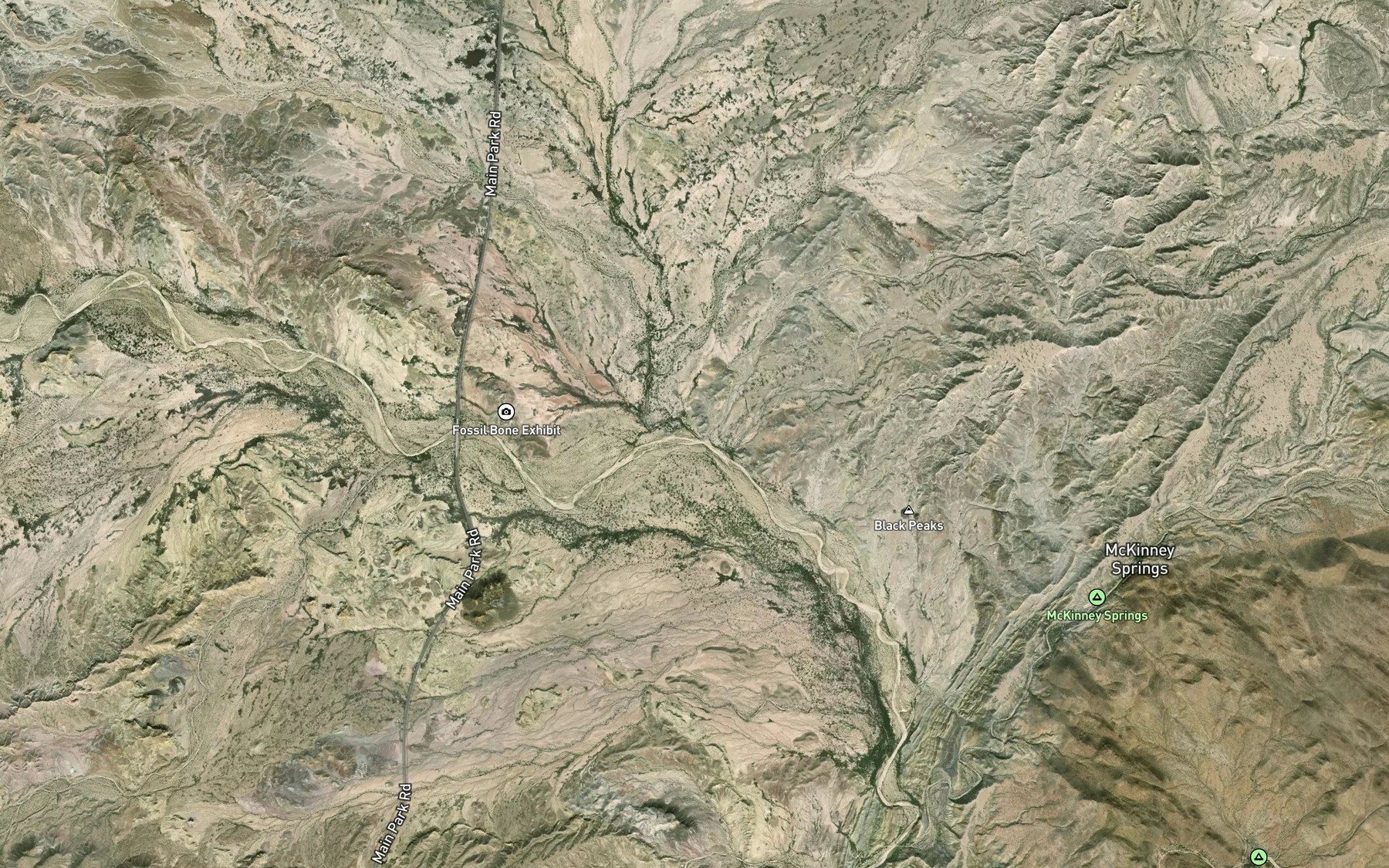 Satellite map of the Star Creek
