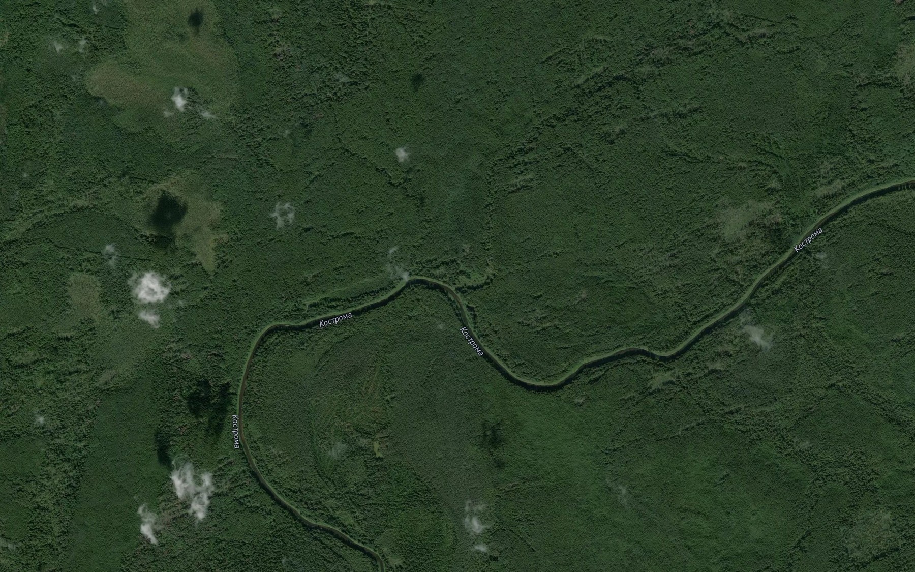 Satellite map of the Serakhta
