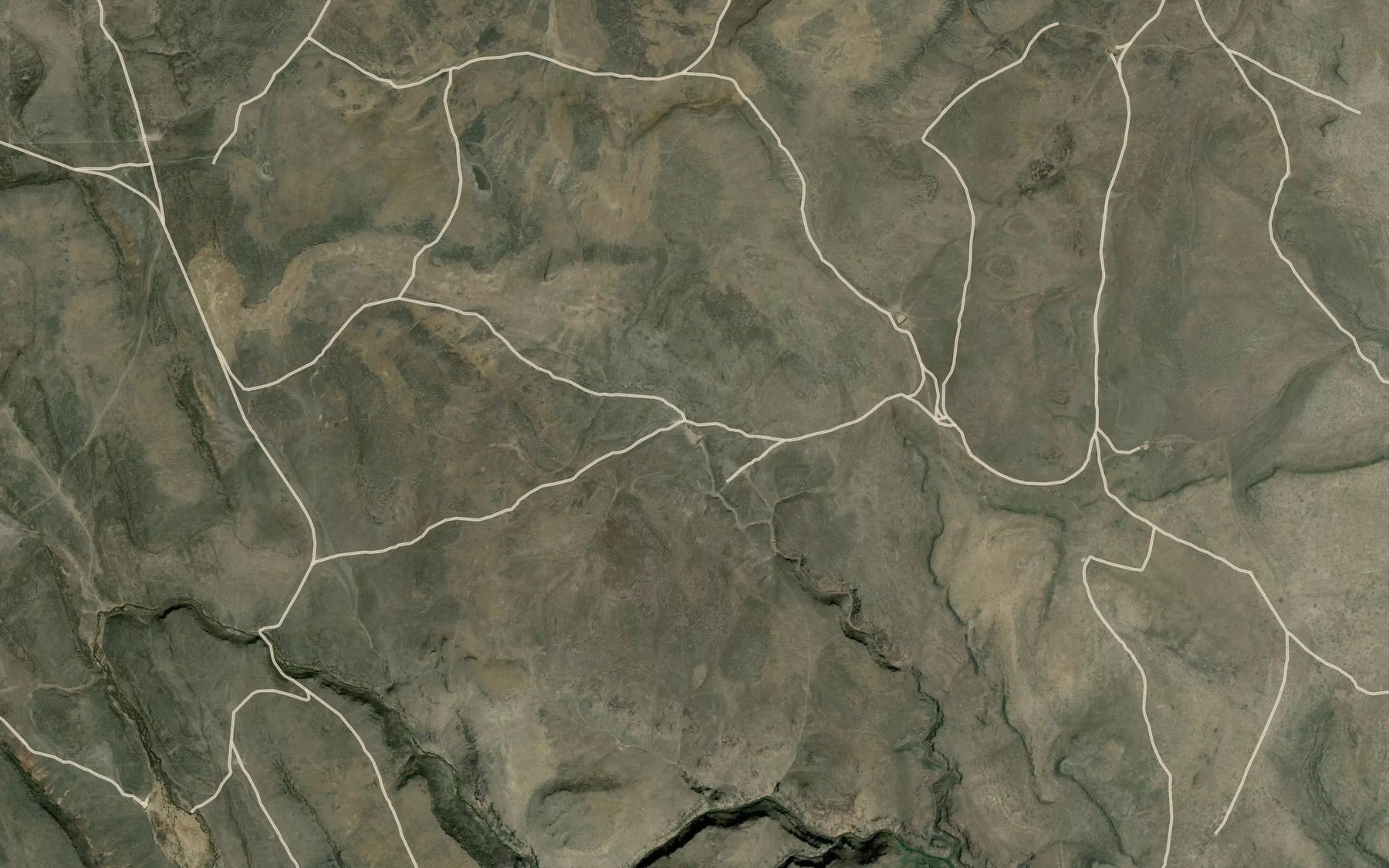 Satellite map of the Brush Corral Reservoir Number Two