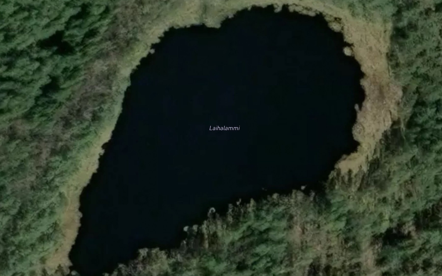 Satellite map of the Laihalammi
