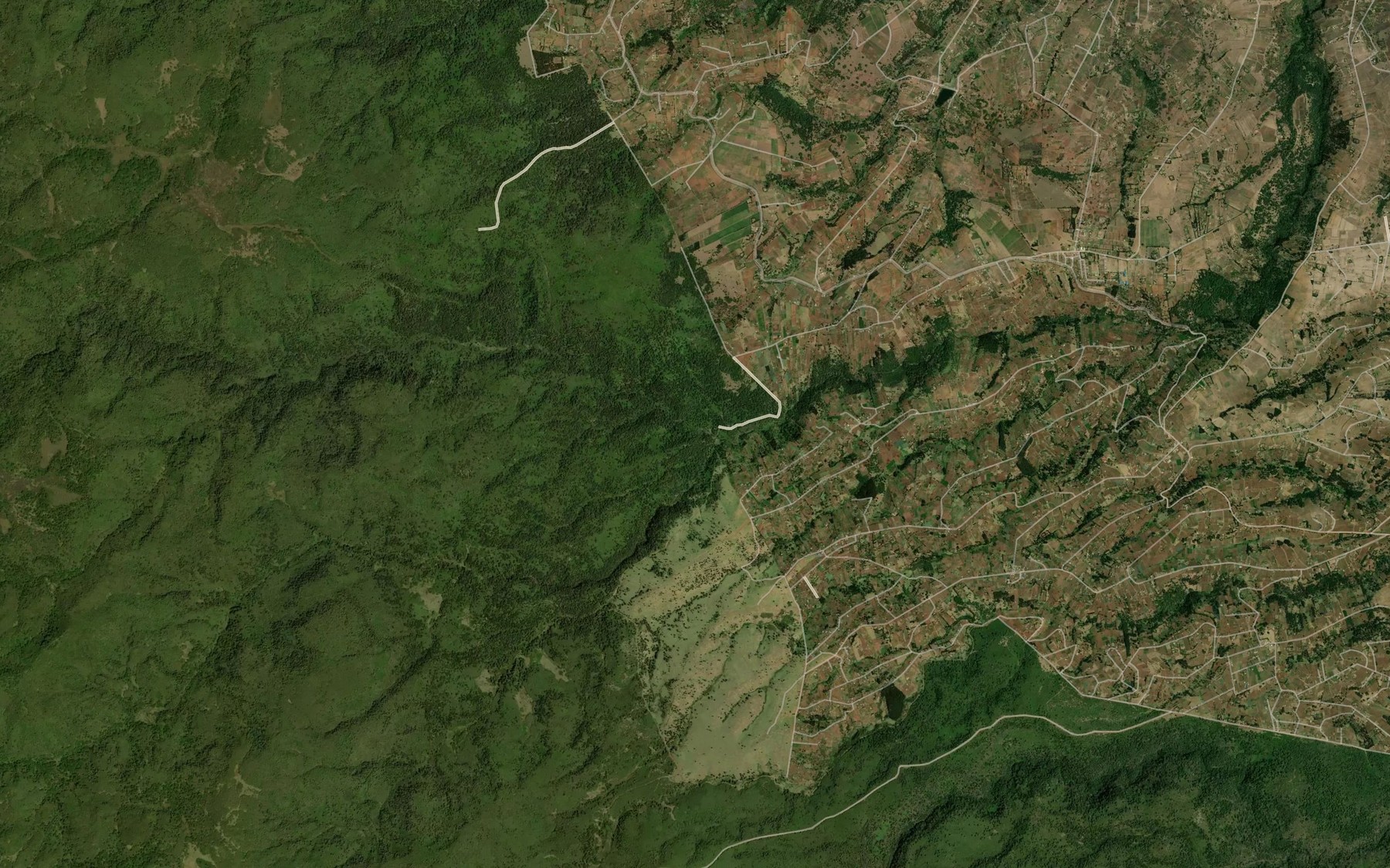 Satellite map of the Kamigogo